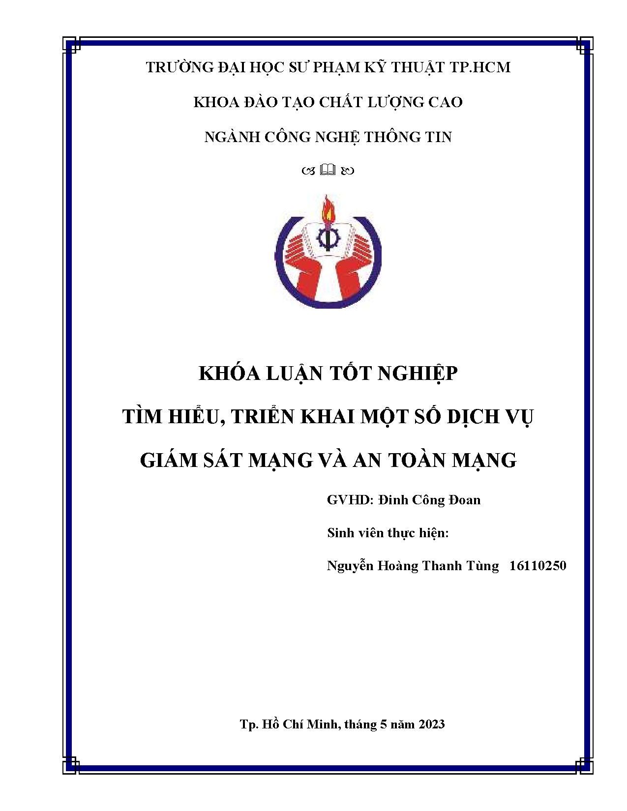 Đồ án tốt nghiệp - Tìm hiểu, triển khai một số dịch vụ giám sát mạng và an toàn mạng