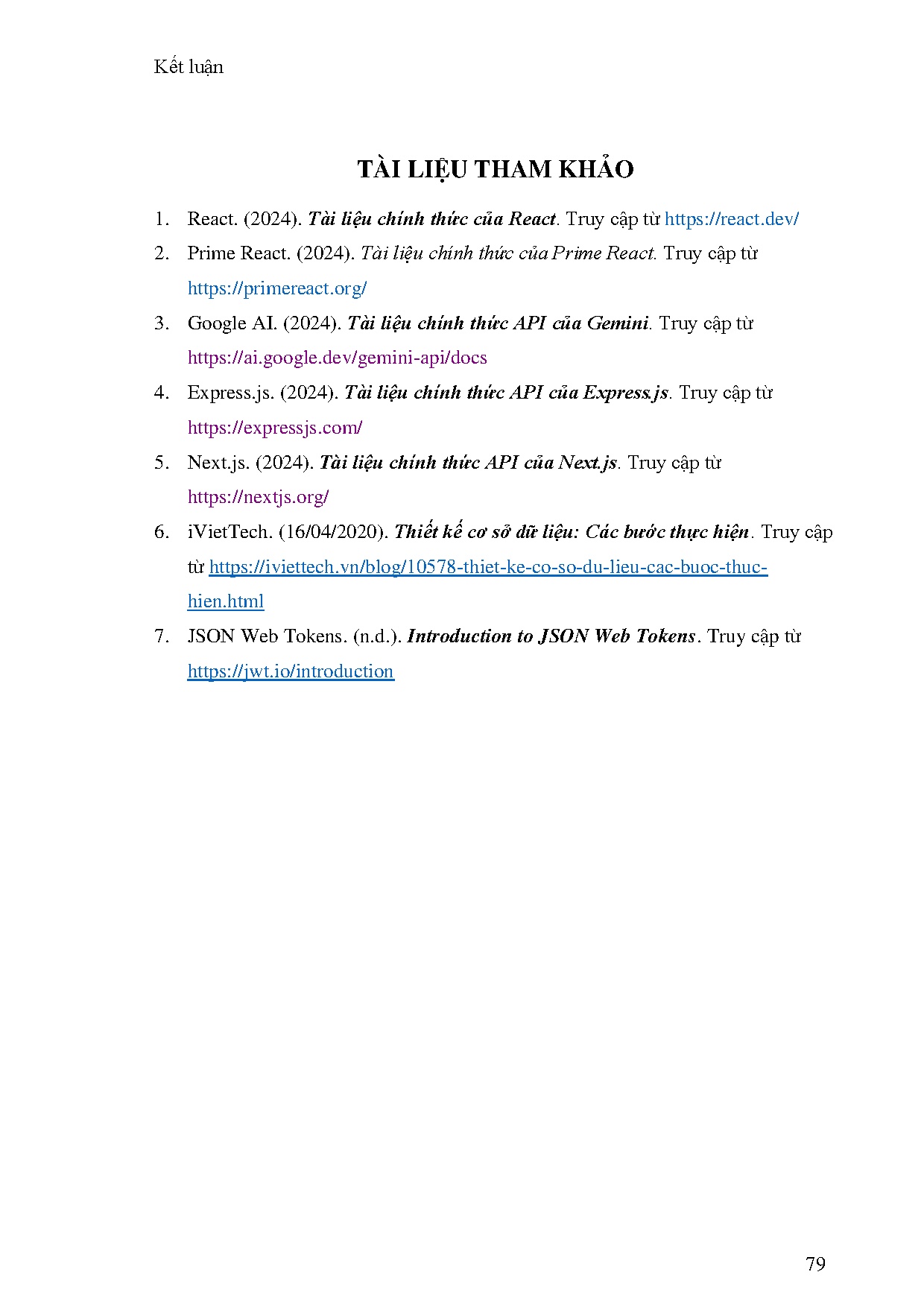 Đồ án tốt nghiệp - Xây dựng website học tiếng Anh - Trang 99