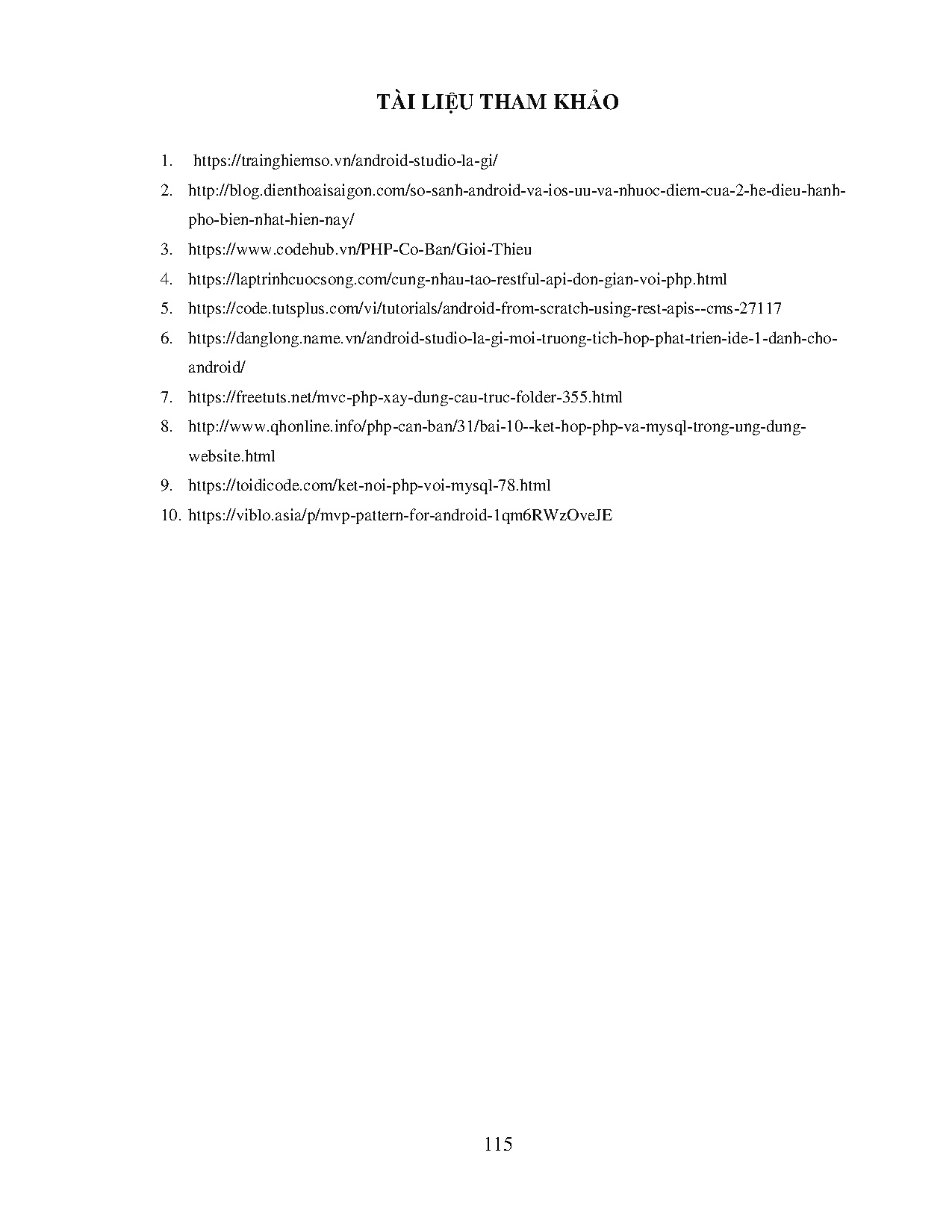 Ảnh một số trang tài liệu