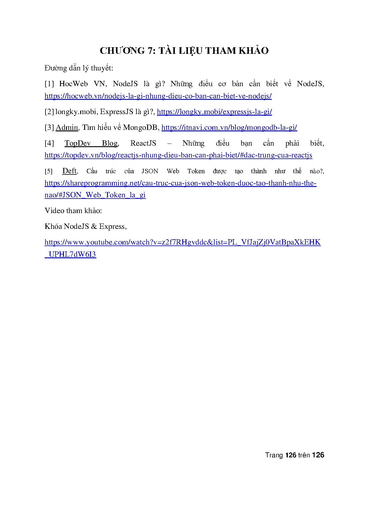 Ảnh một số trang tài liệu