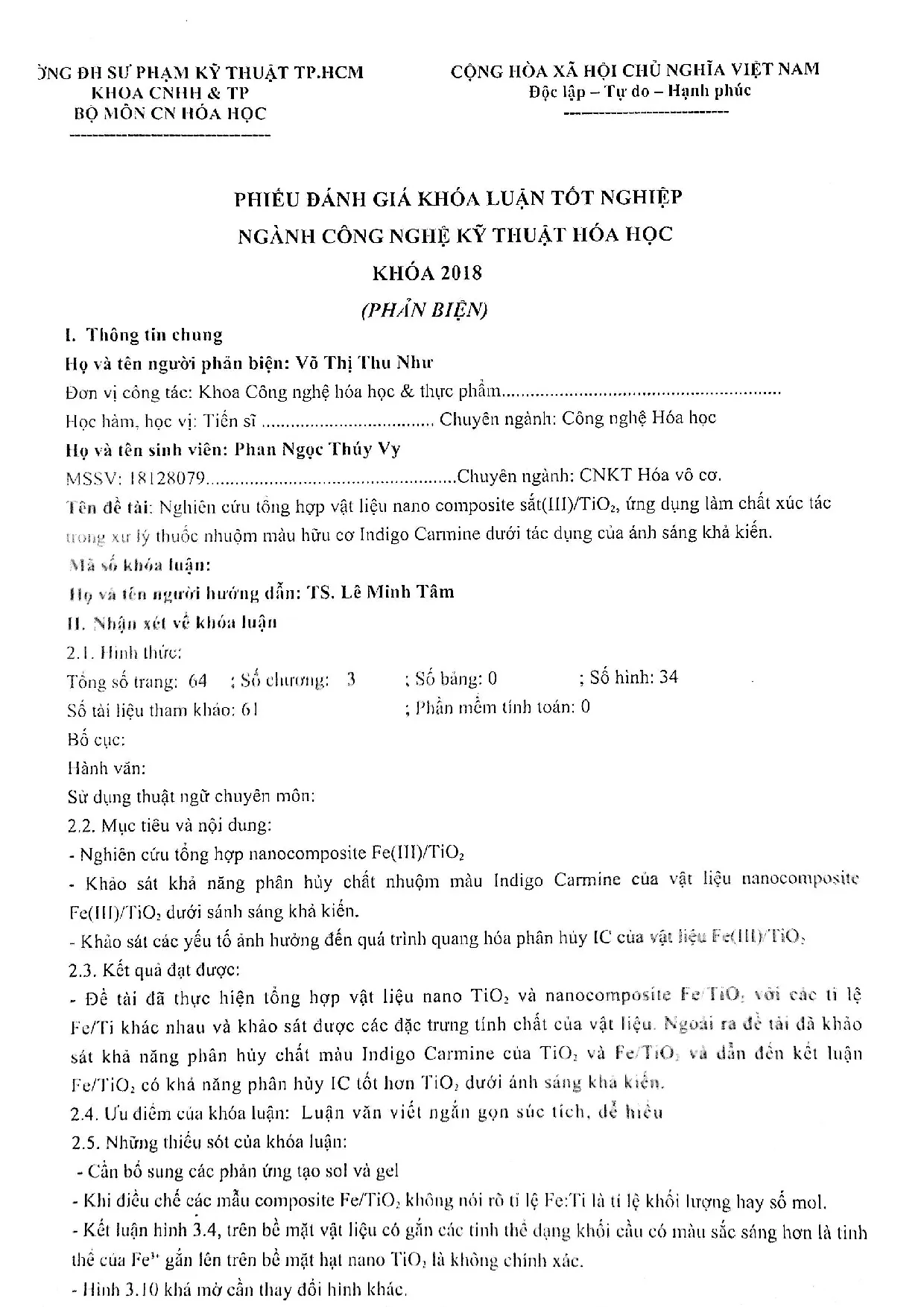 Đồ án tốt nghiệp - Nghiên cứu tổng hợp vật liệu nano composite SỨDLCXTTXLTNMHCICDTDCÁSKK - Trang 4