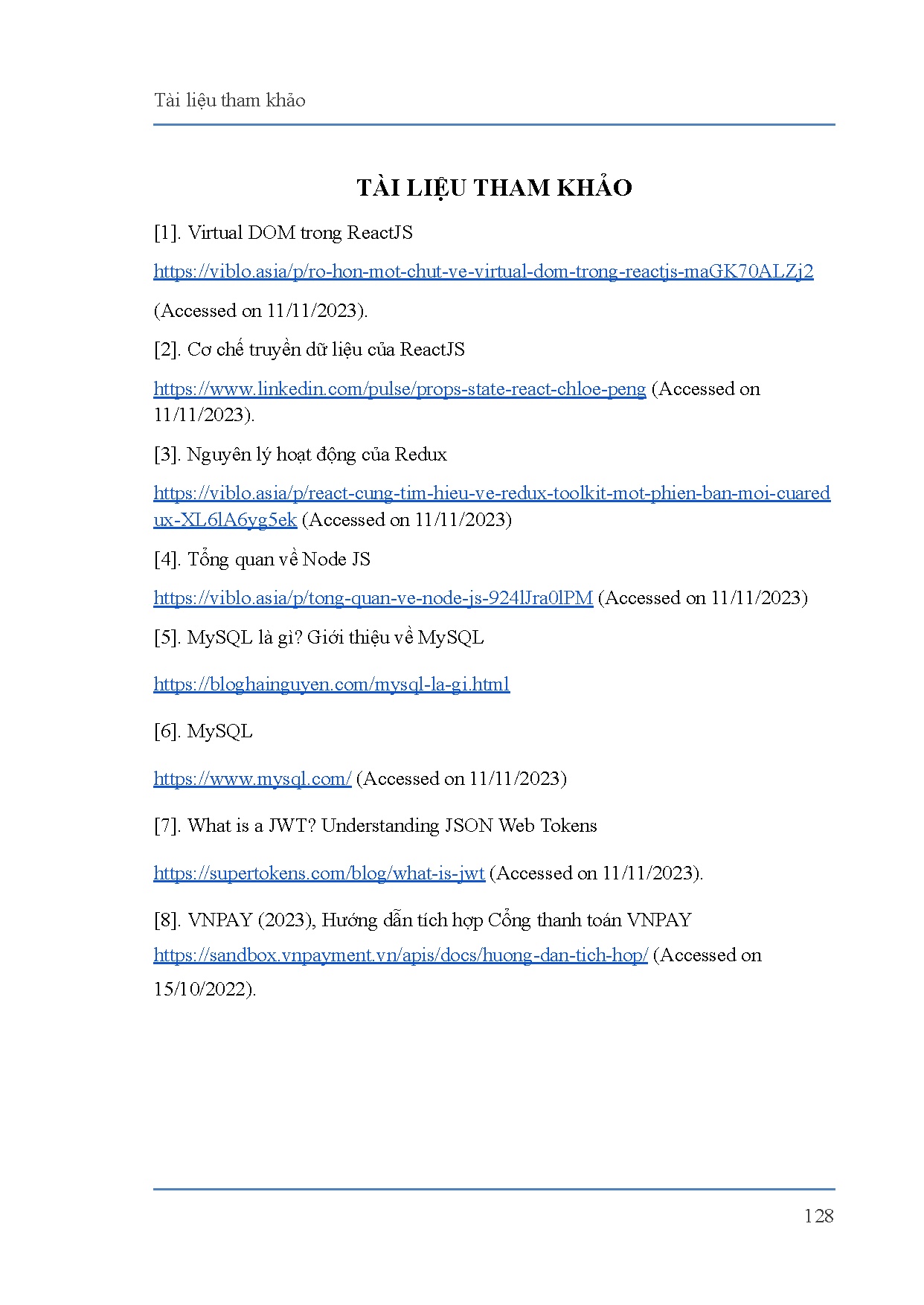 Ảnh một số trang tài liệu