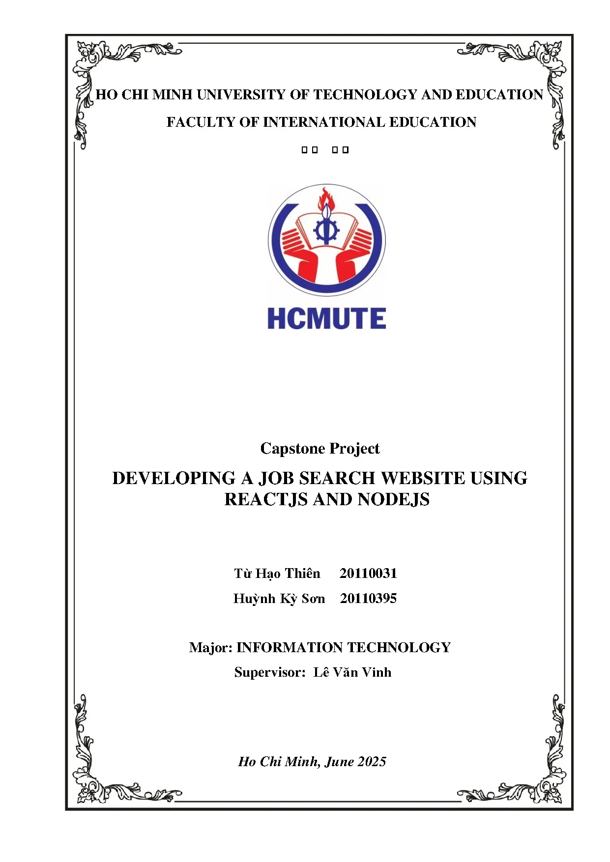 Đồ án tốt nghiệp - Developing a job search website using reactjs and nodejs