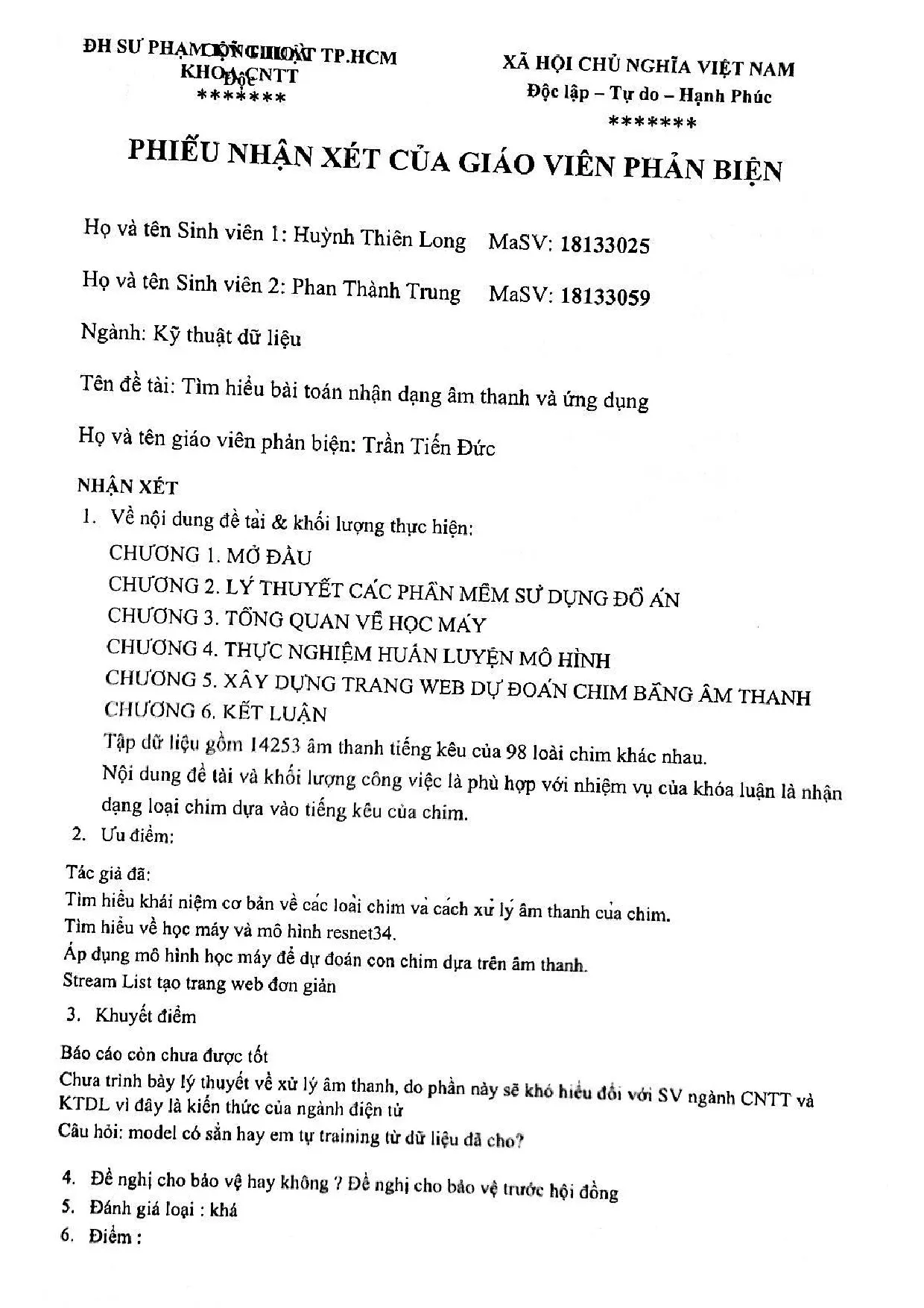 Đồ án tốt nghiệp - Tìm hiểu bài toán nhận dạng âm thanh và ứng dụng - Trang 4