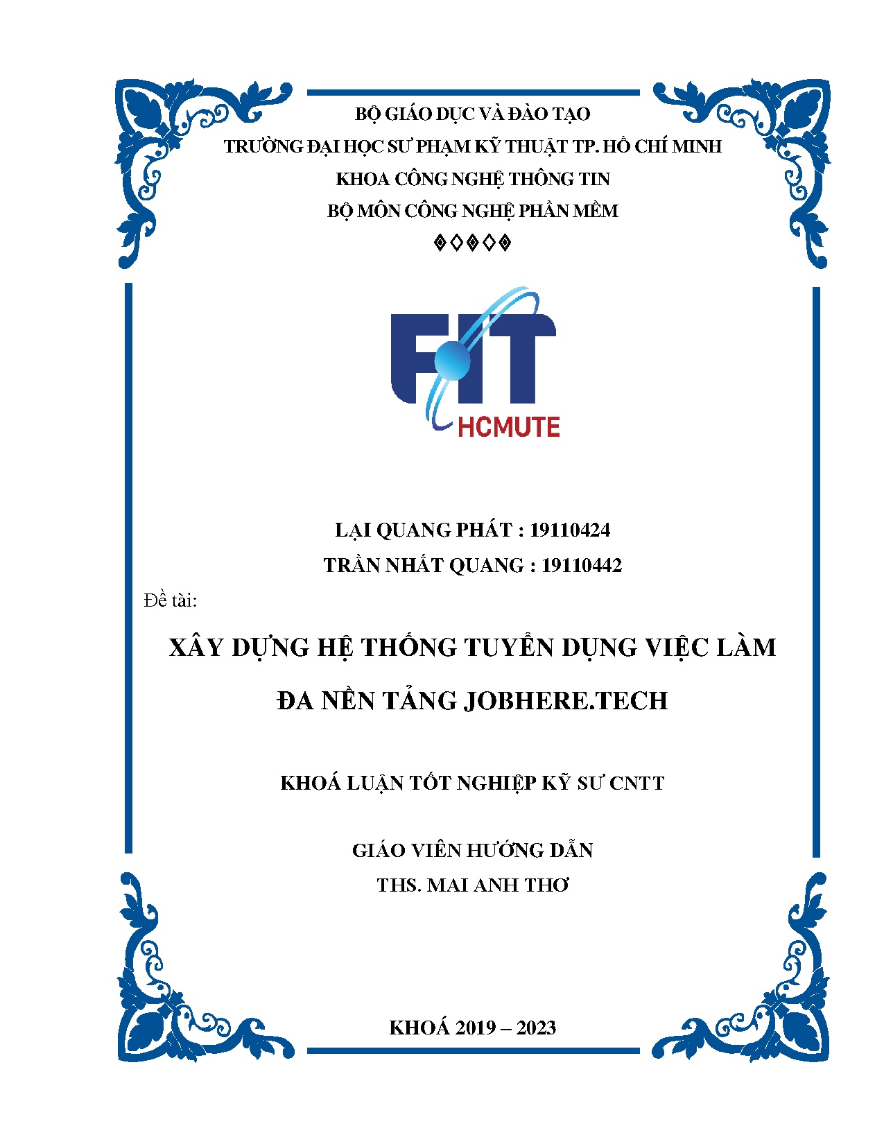 Đồ án tốt nghiệp - Xây dựng hệ thống tuyển dụng việc làm đa nền tảng Jobhere.Tech