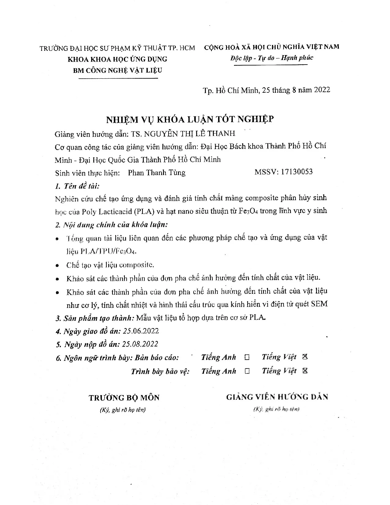 Đồ án tốt nghiệp - Nghiên cứu chế tạo ứng dụng và đánh giá tính chất màng CPHSHCPA ( VHNSTTFTỨD y S - Trang 2