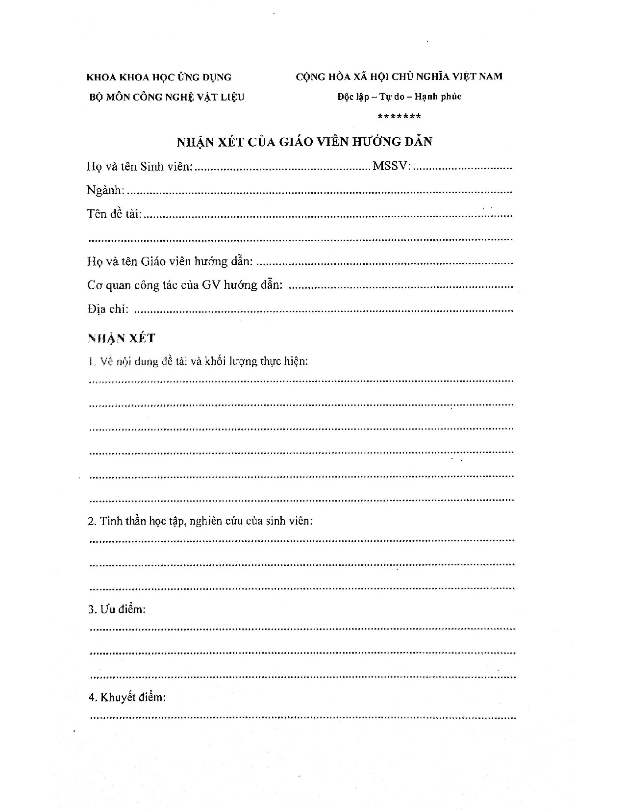 Đồ án tốt nghiệp - Nghiên cứu chế tạo ứng dụng và đánh giá tính chất màng CPHSHCPA ( VHNSTTFTỨD y S - Trang 3