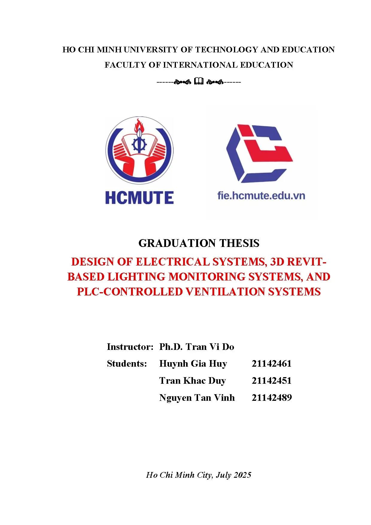Đồ án tốt nghiệp - Design of electrical systems, 3D revit-based lighting monitoring systems, and PVS - Trang 2