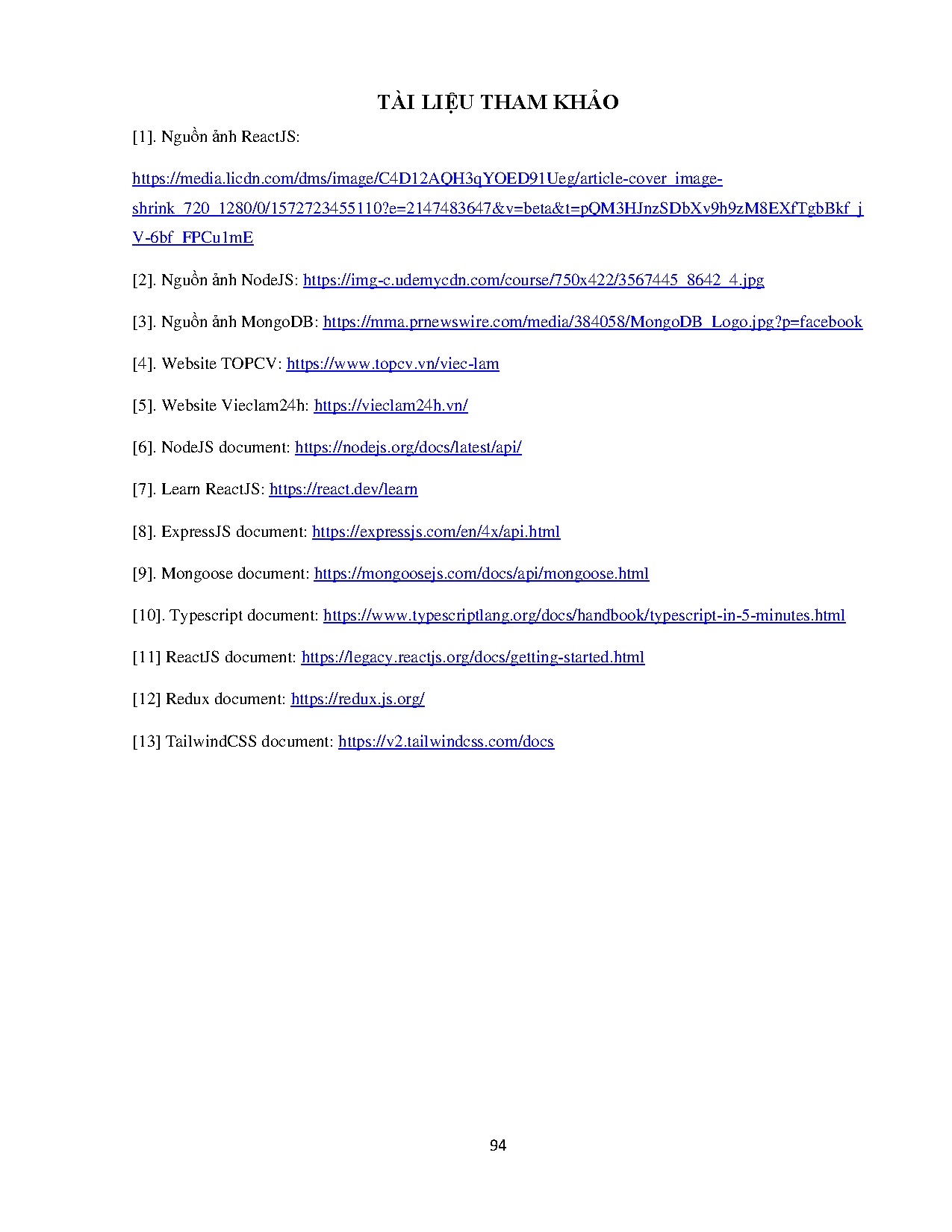 Ảnh một số trang tài liệu