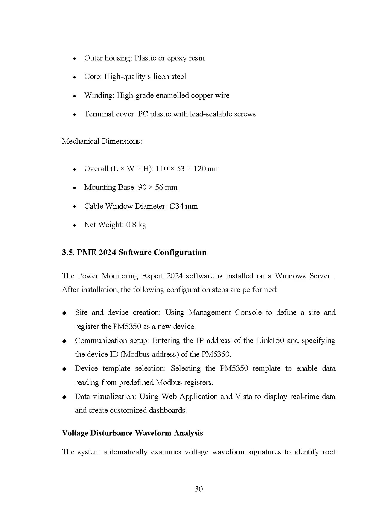 Đồ án tốt nghiệp - Design and configuration of smart energy monitoring model using PME 2024 - Trang 37