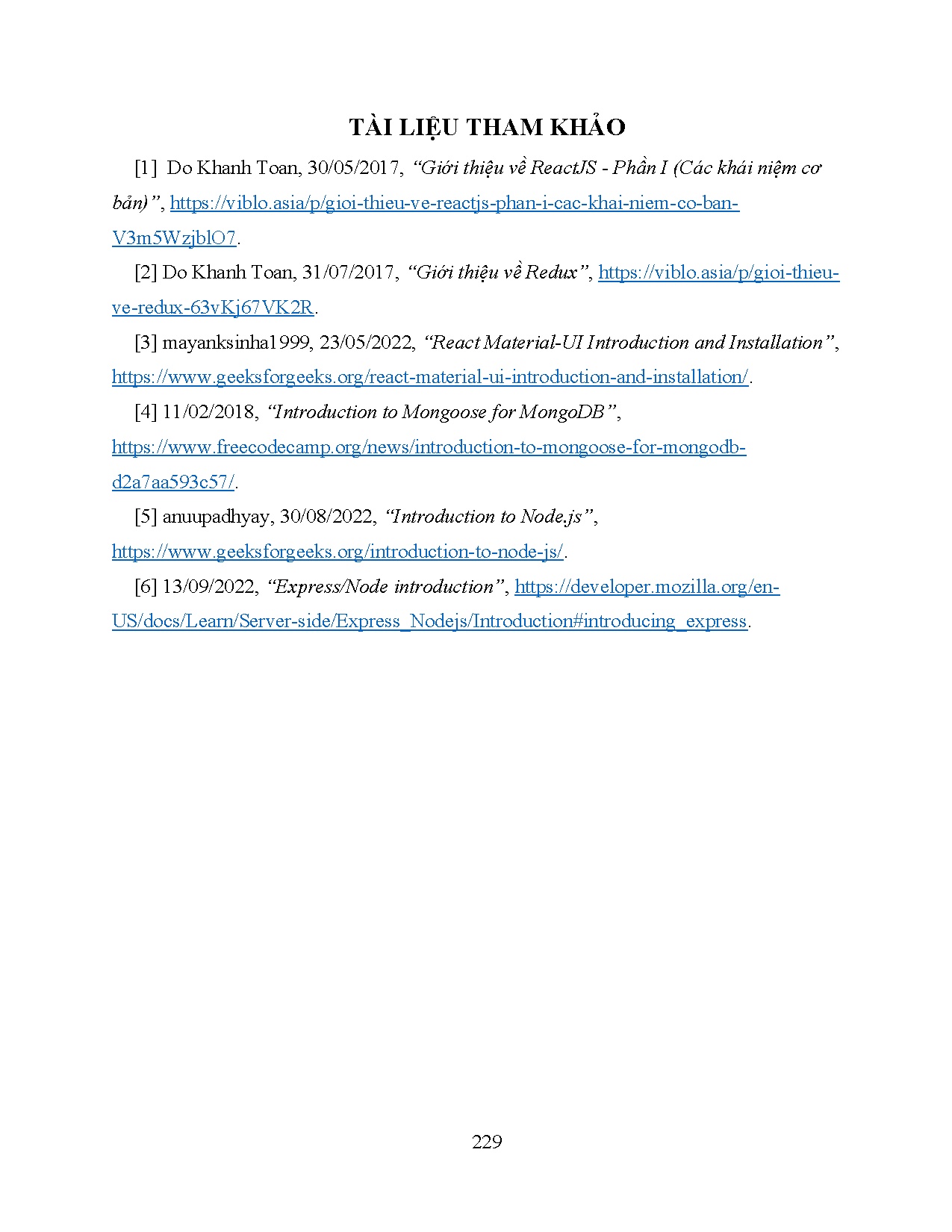 Đồ án tốt nghiệp - XÂY DỰNG ỨNG DỤNG WEB CHO THUÊ XE GIỮA NGƯỜI DÙNG EASYCAR SỬ DỤNG MERN STACK - Trang 233