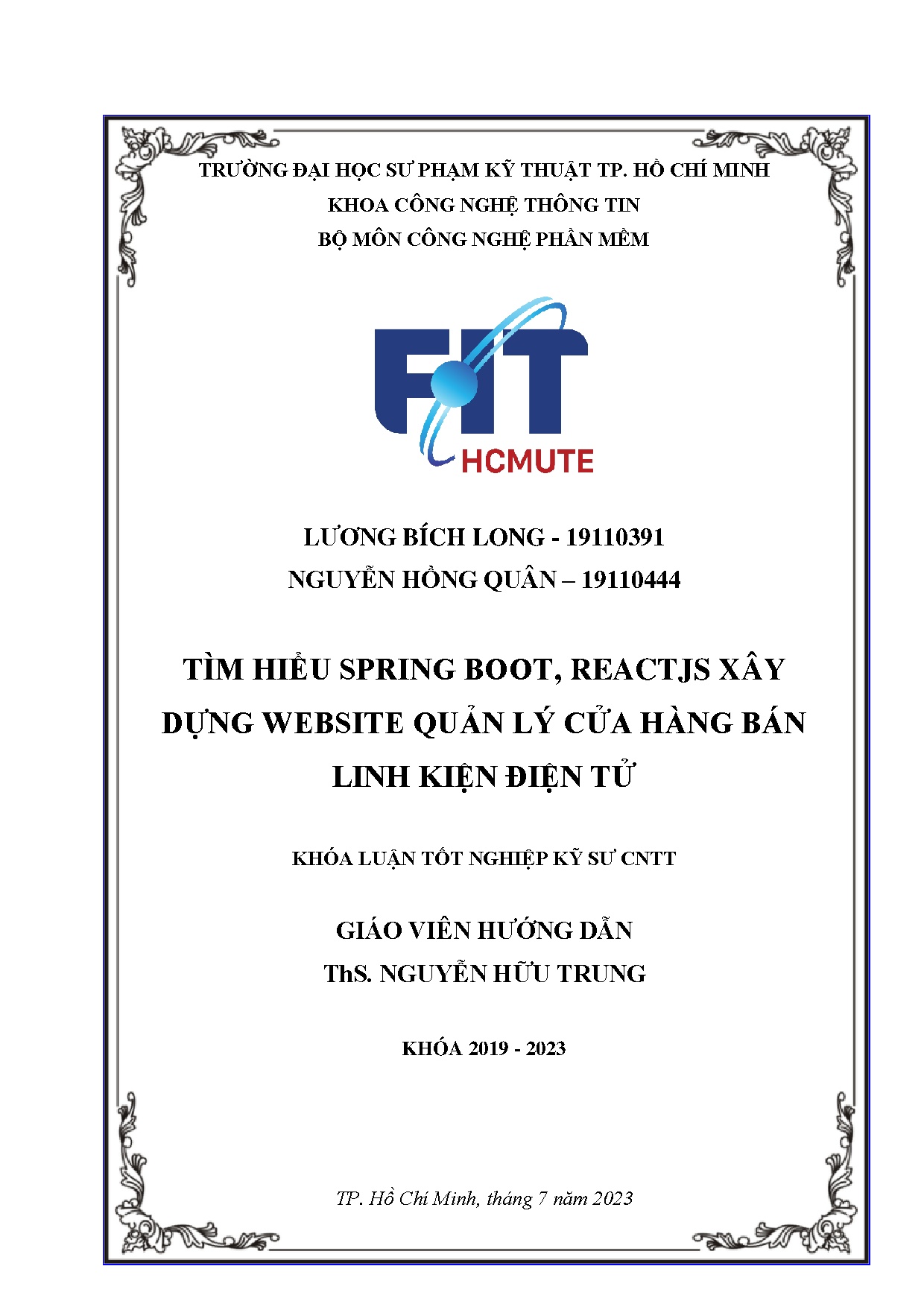 Đồ án tốt nghiệp - Tìm hiểu Spring Boot, Reactjs xây dựng website quản lý cửa hàng bán linh kiện ĐT