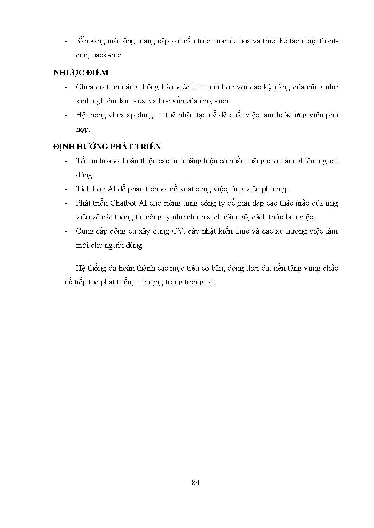 Đồ án tốt nghiệp - Phát triển nền tảng tuyển dụng trực tuyến Qwork - Trang 99