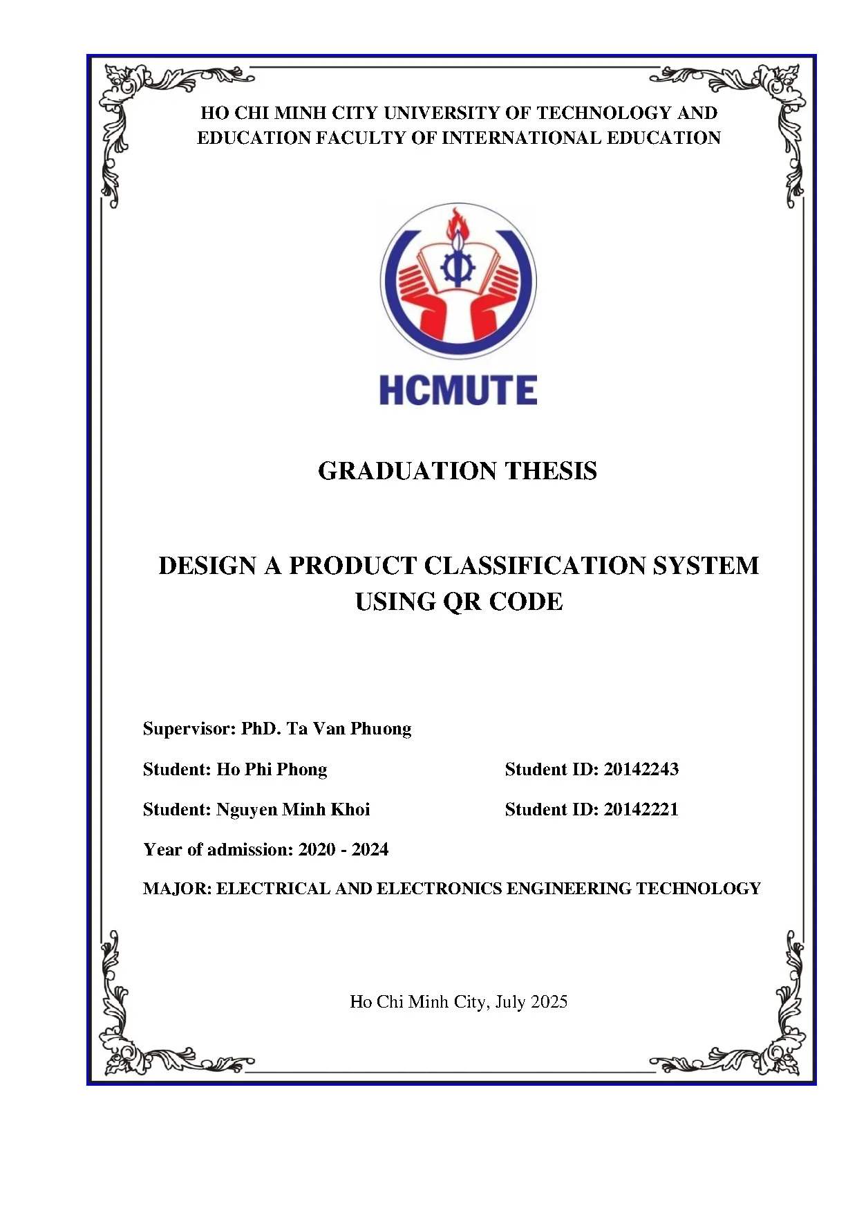 Đồ án tốt nghiệp - Design a product classification system using QR code - Trang 2