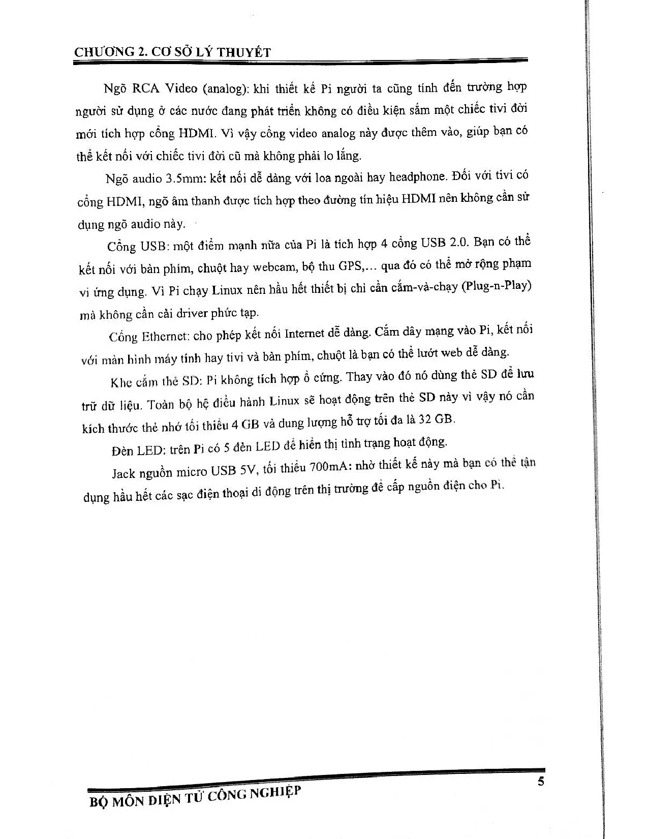 Đồ án tốt nghiệp - Ứng dụng KIT RASPBERRY nhận dạng mặt người - Trang 17