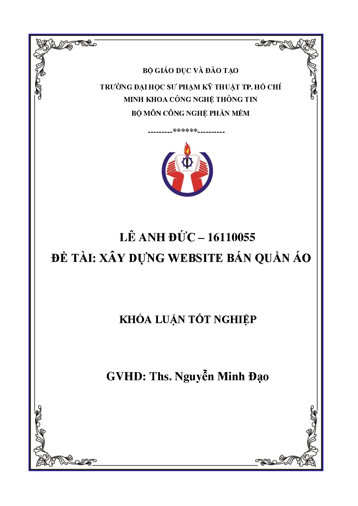 Đồ án tốt nghiệp - Xây dựng website bán quần áo