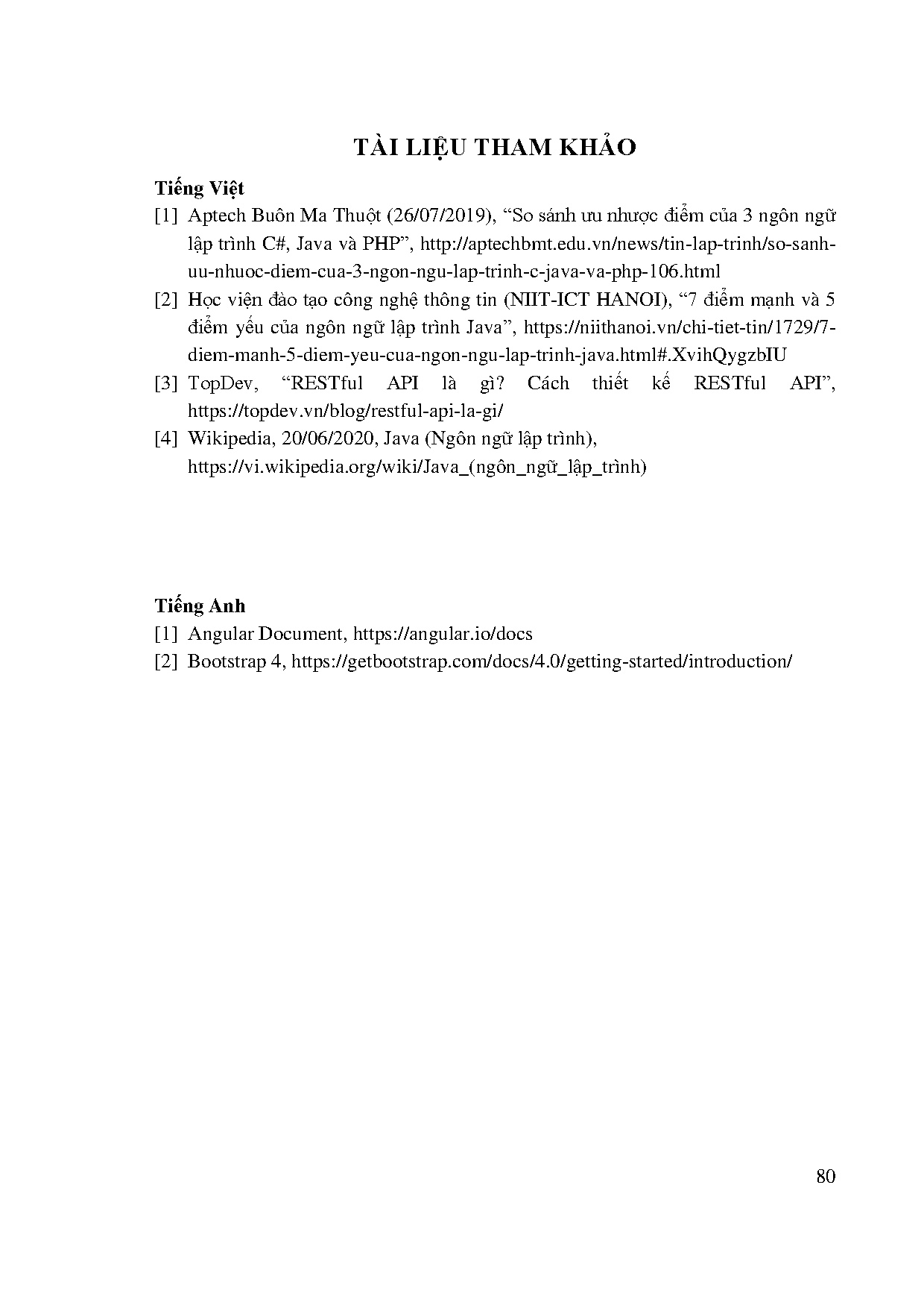 Ảnh một số trang tài liệu