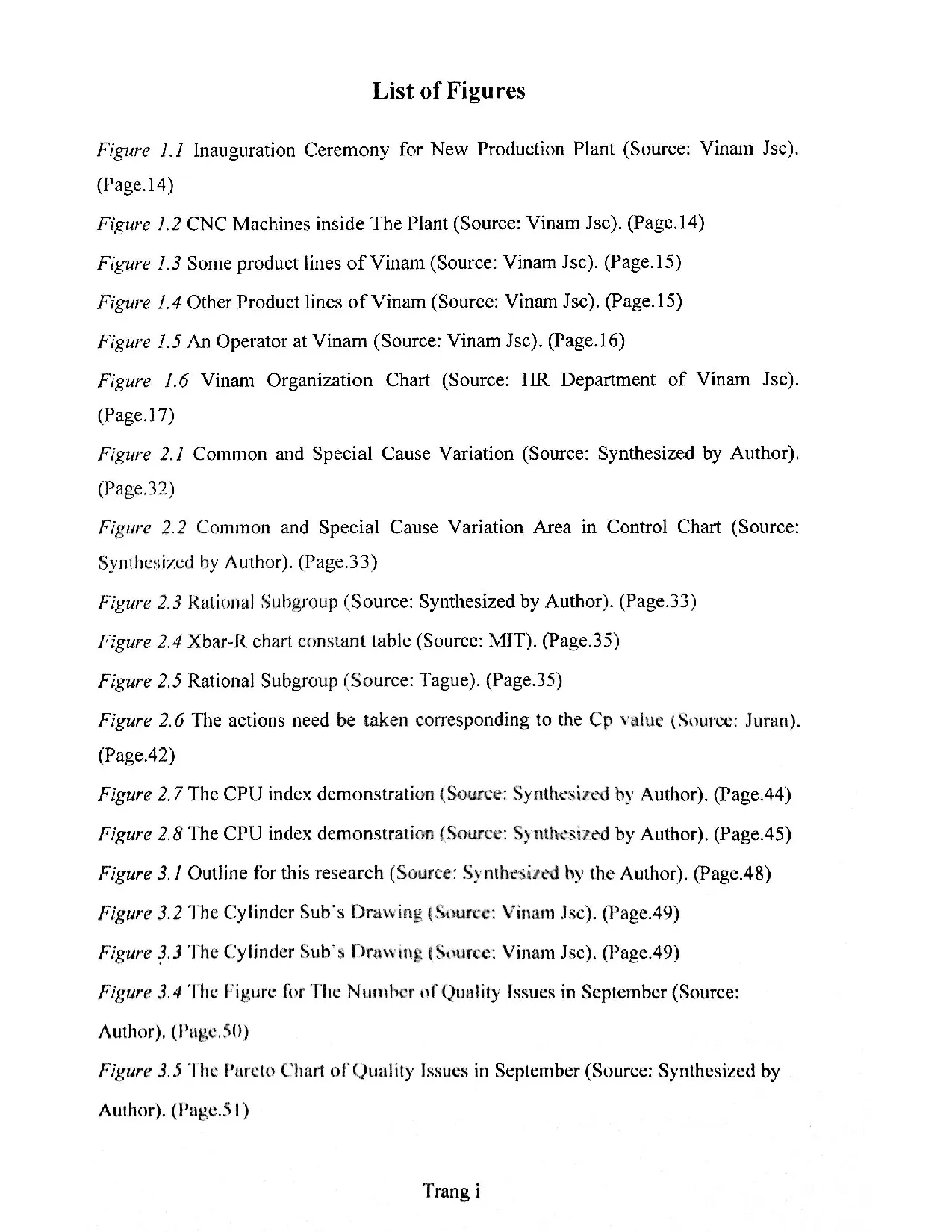 Đồ án tốt nghiệp - Improving the capability index of the diameter drilling stage in the CSPLAVAOTJSC - Trang 4