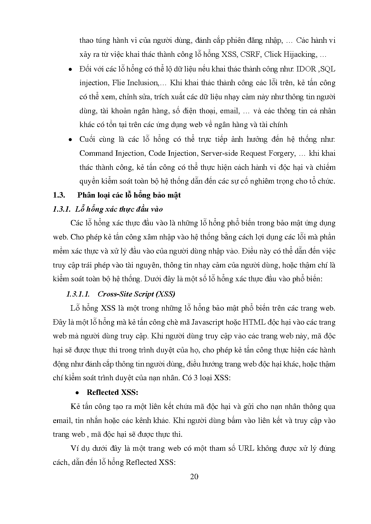 Đồ án tốt nghiệp - Xây dựng công cụ quét và phát hiện lỗ hỏng bảo mật trong ứng dụng web - Trang 30