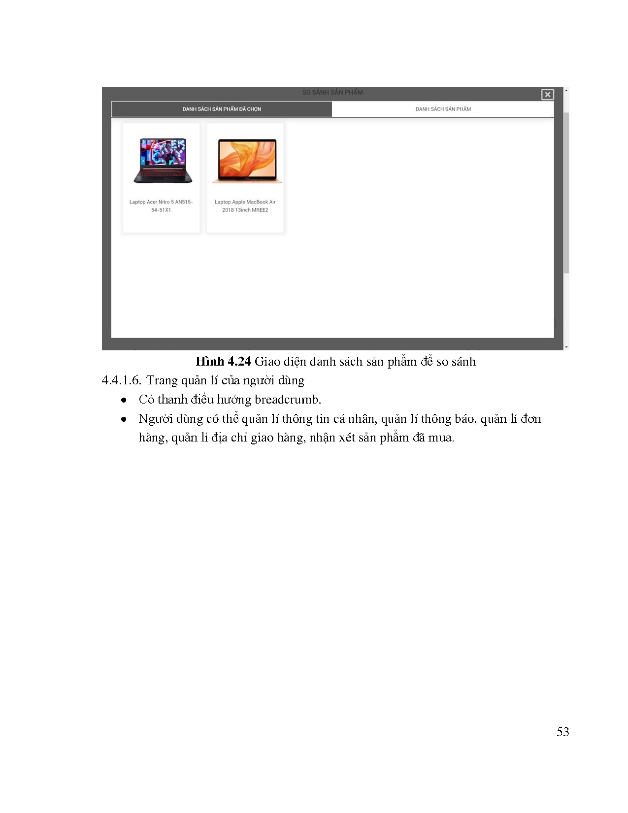 Đồ án tốt nghiệp - Xây dựng Website bán Laptop và phụ kiện - Trang 67