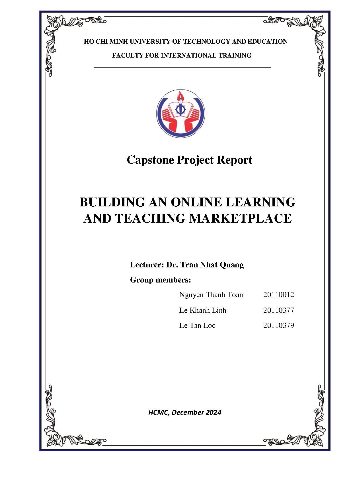 Đồ án tốt nghiệp - Building an online learning and teaching marketplace