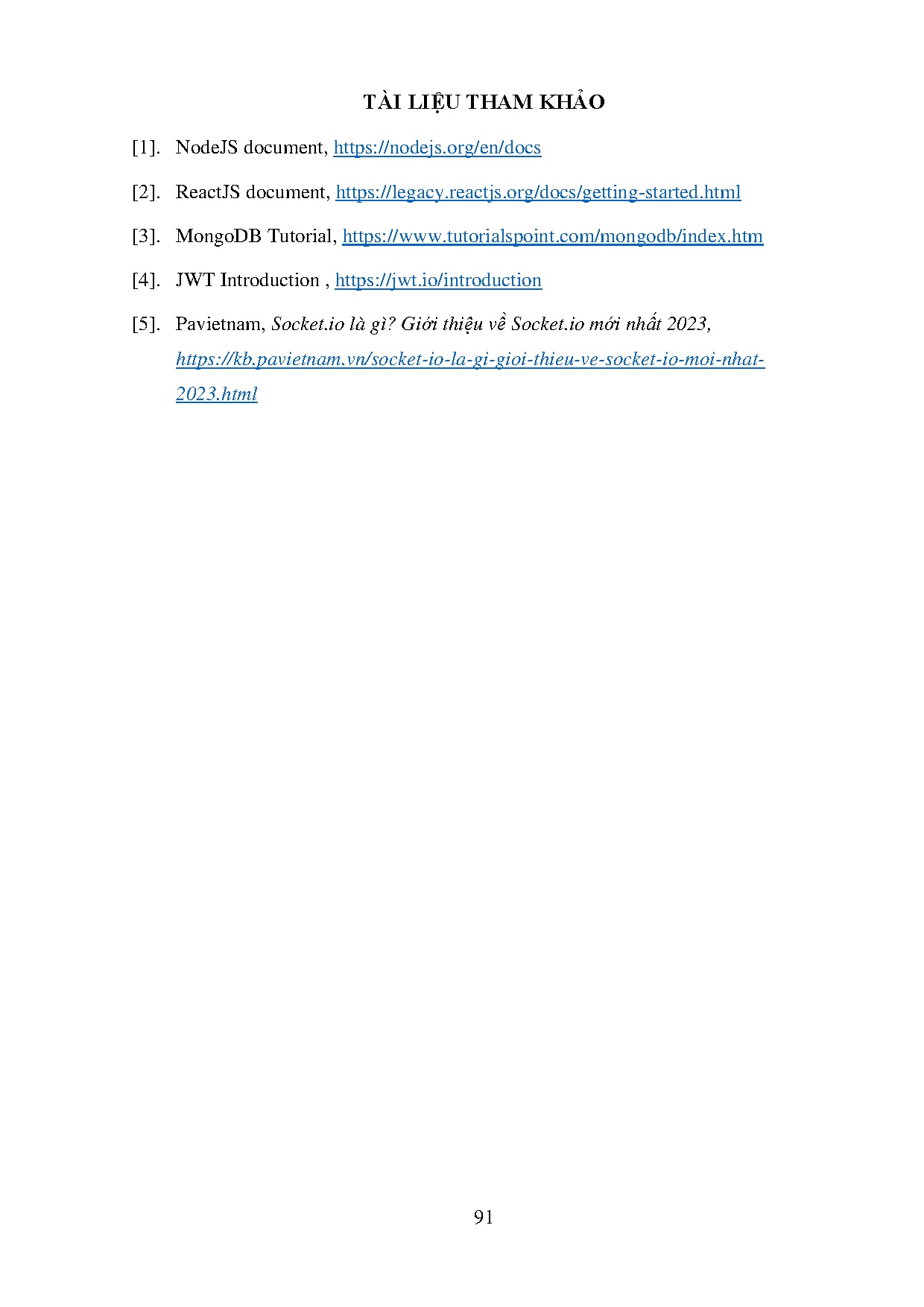 Ảnh một số trang tài liệu