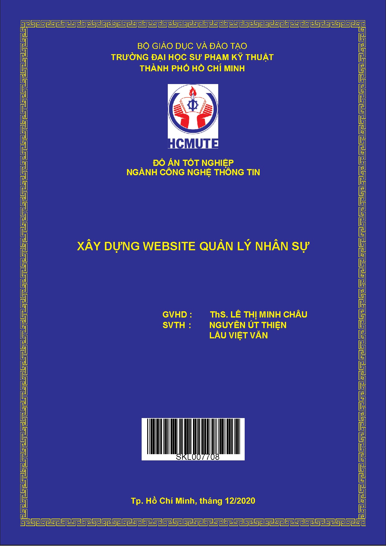 Đồ án tốt nghiệp - Xây dựng Website quản lý nhân sự