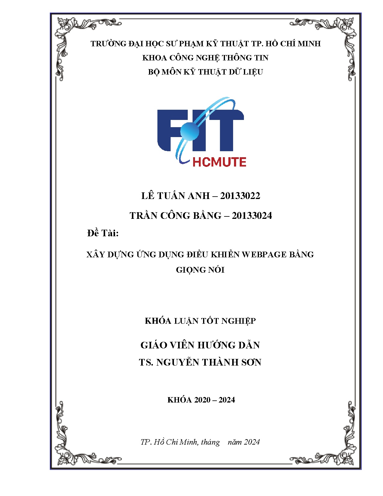 Đồ án tốt nghiệp - Xây dựng ứng dụng điều khiển webpage bằng giọng nói