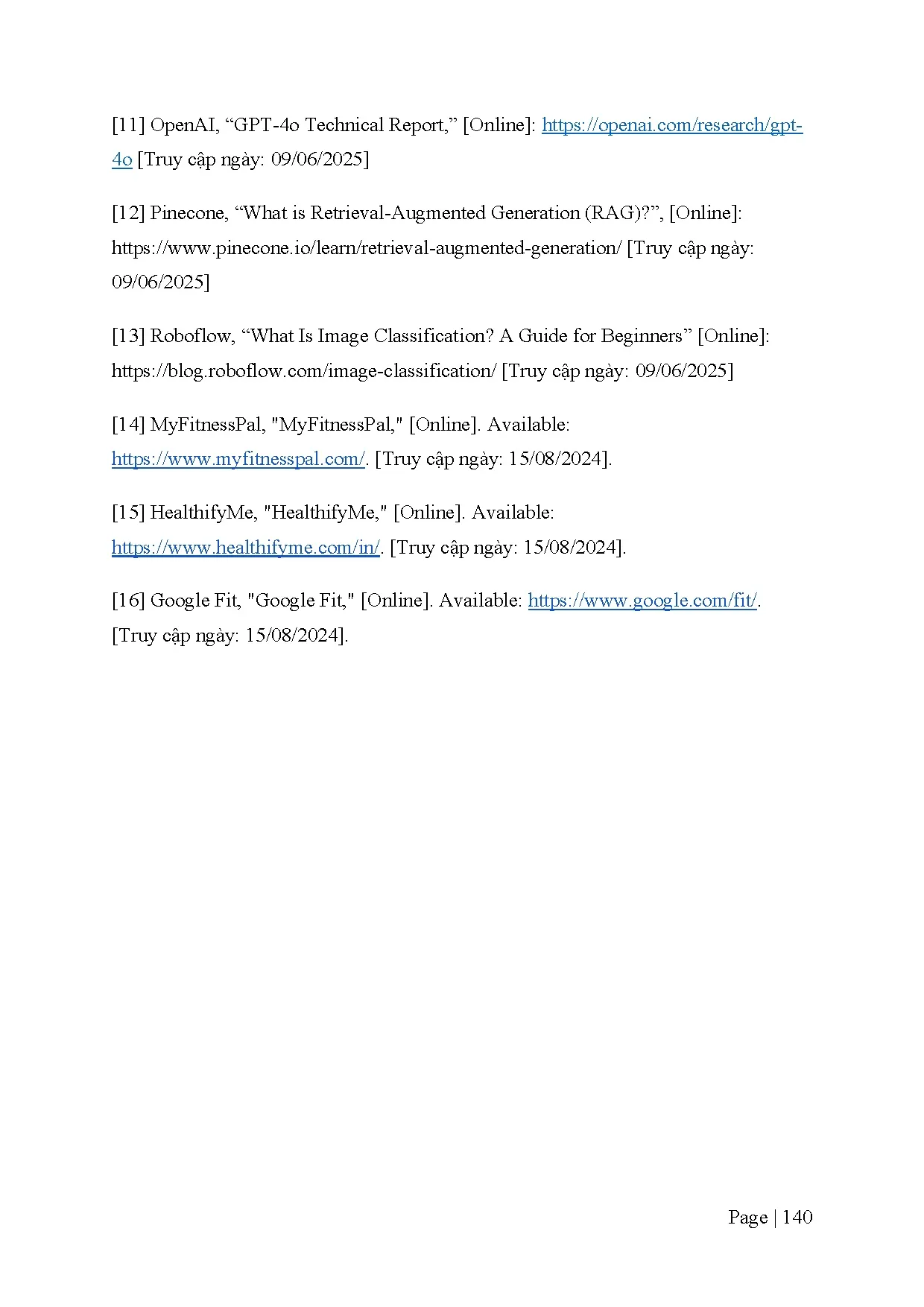 Đồ án tốt nghiệp - Ứng dụng quản lý sức khỏe hỗ trợ giảm cân. - Trang 144