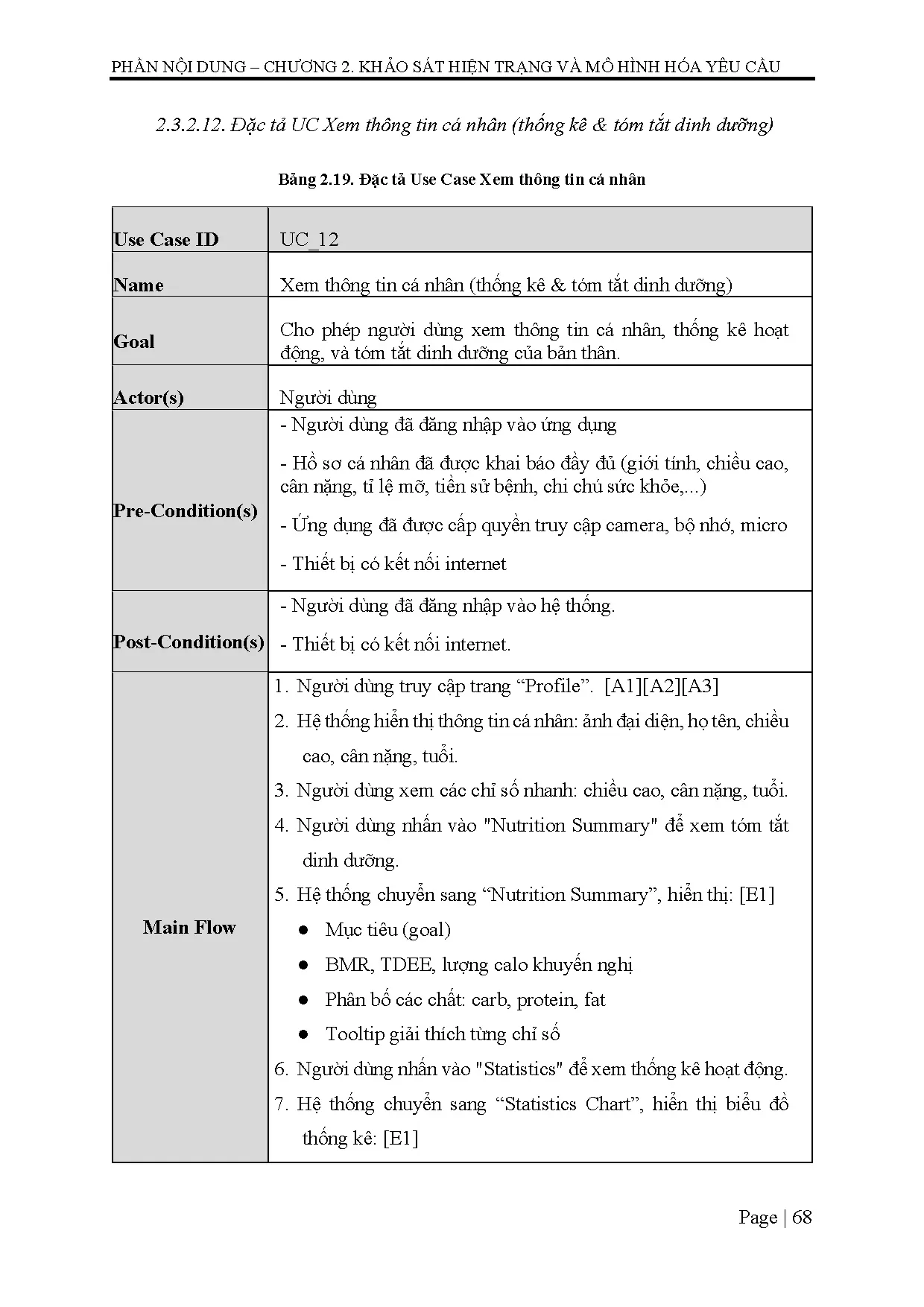 Đồ án tốt nghiệp - Ứng dụng quản lý sức khỏe hỗ trợ giảm cân. - Trang 72