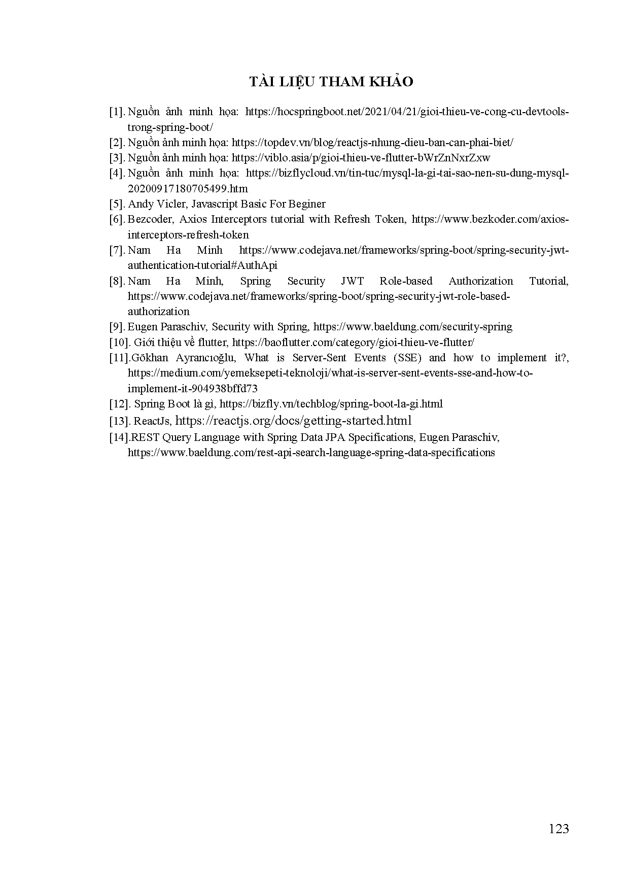 Ảnh một số trang tài liệu