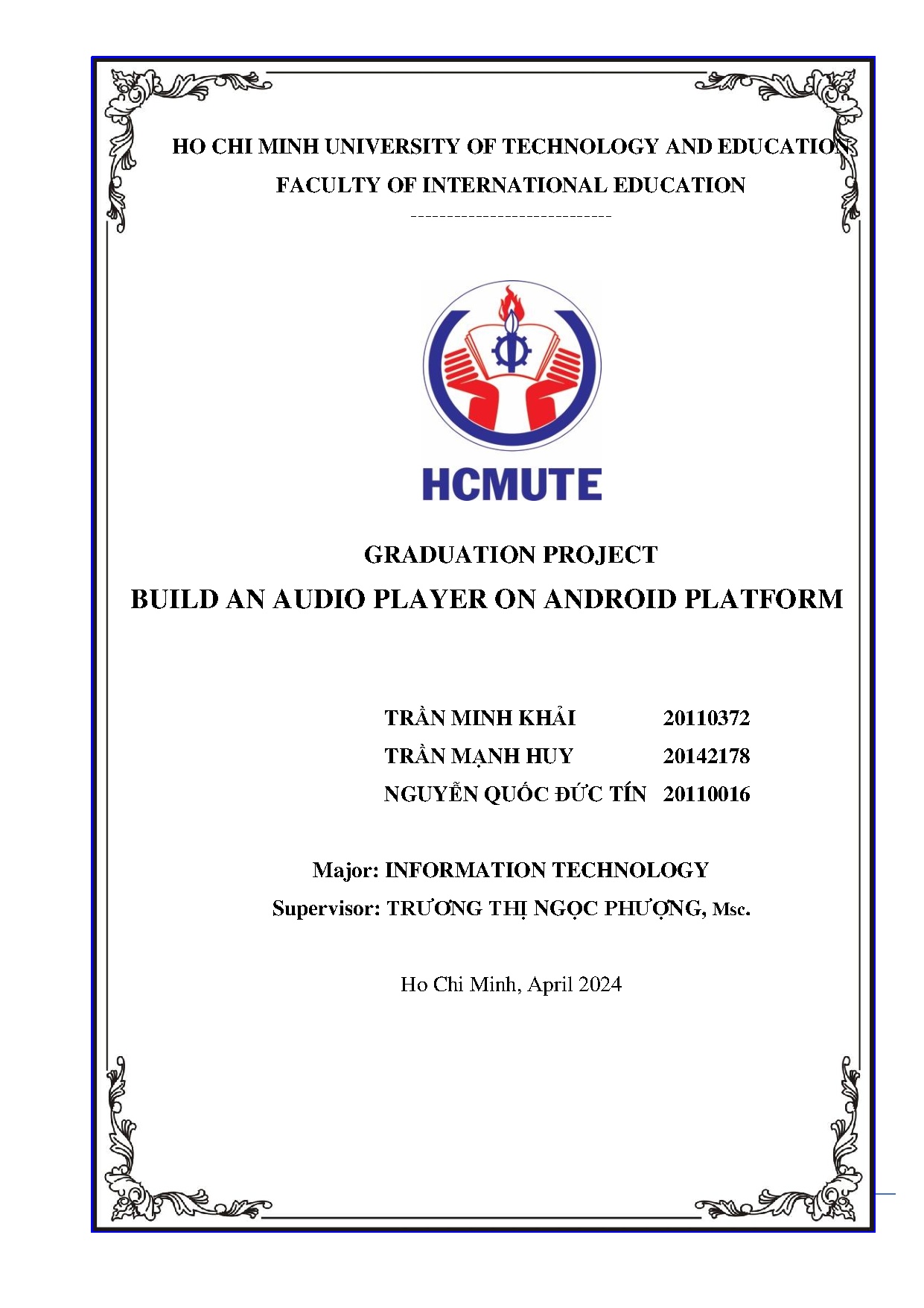 Đồ án tốt nghiệp - Build and audio player on android platform