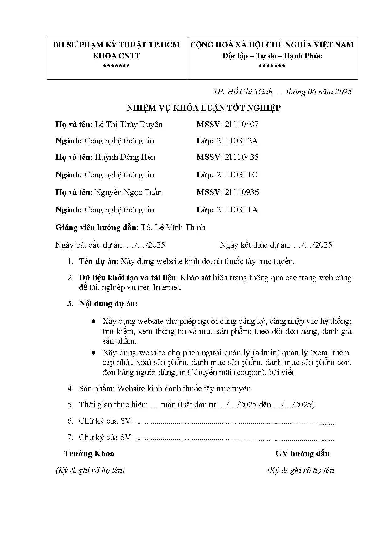 Đồ án tốt nghiệp - Xây dựng Website kinh doanh thuốc tây trực tuyến - Trang 3