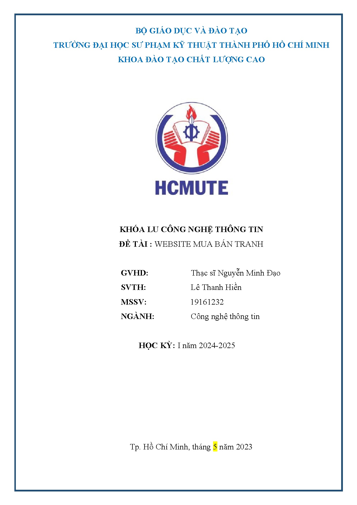 Đồ án tốt nghiệp - Website mua bán tranh