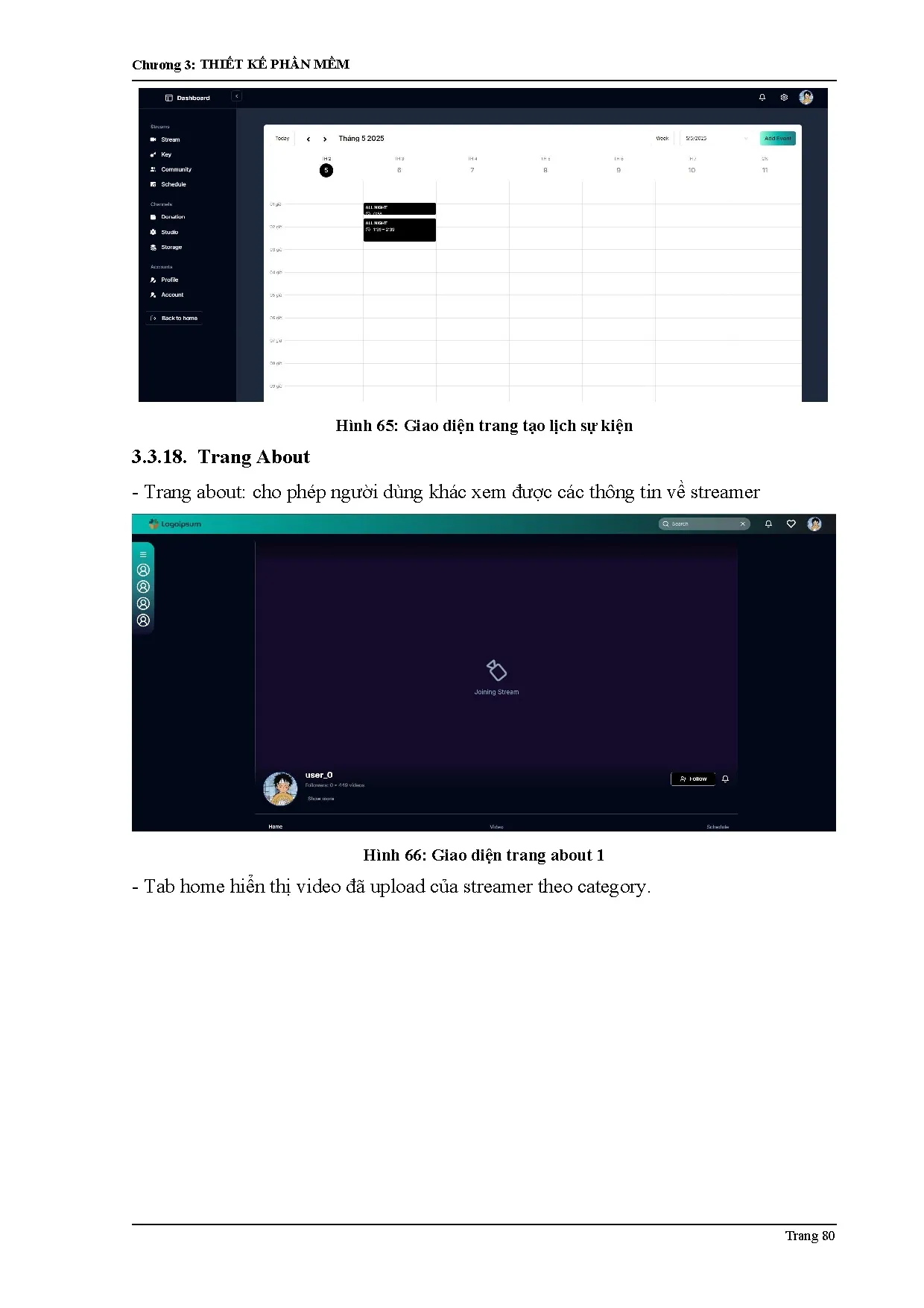 Đồ án tốt nghiệp - Thiết kế và xây dựng website livestream trực tuyến - Trang 89