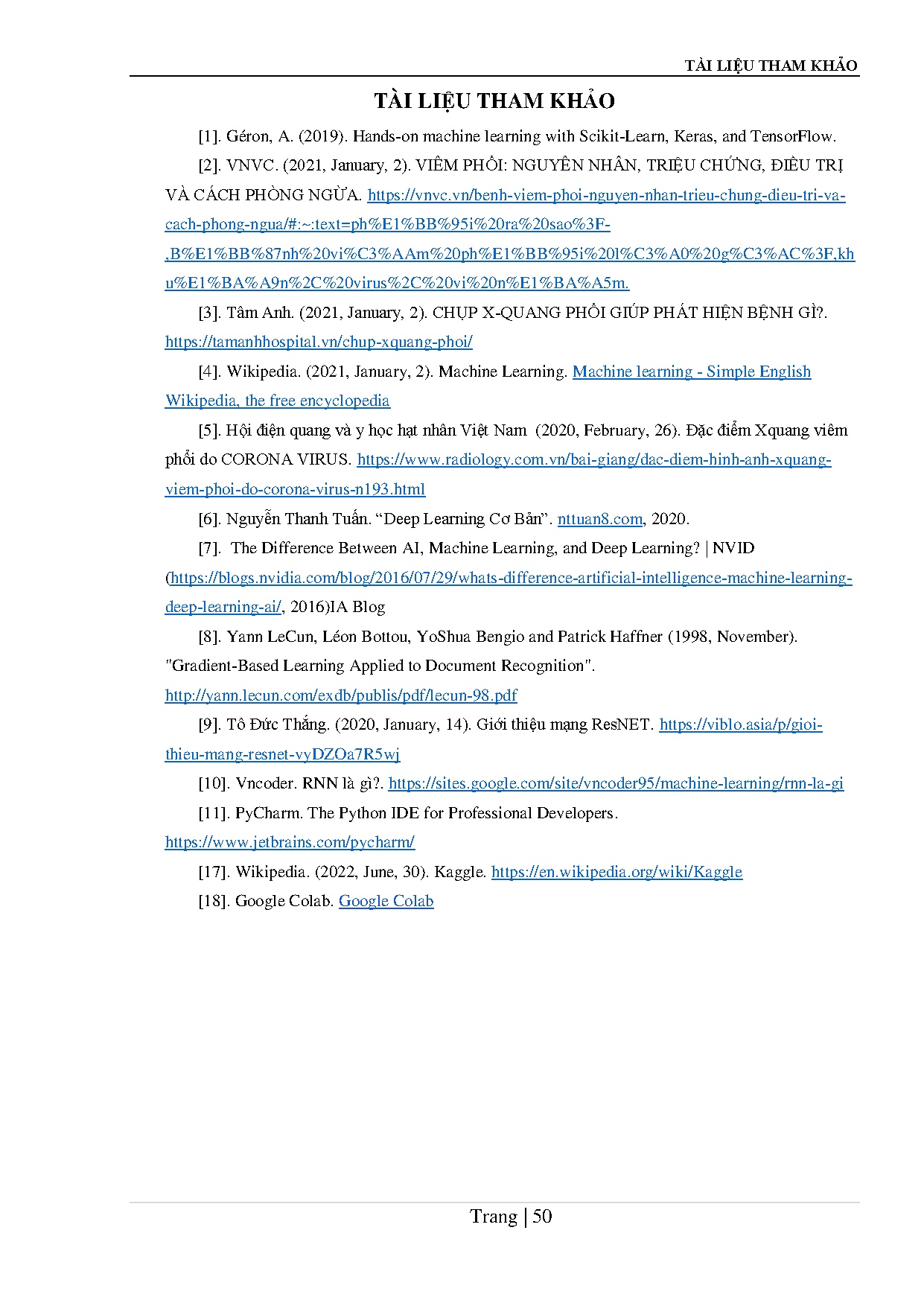 Ảnh một số trang tài liệu