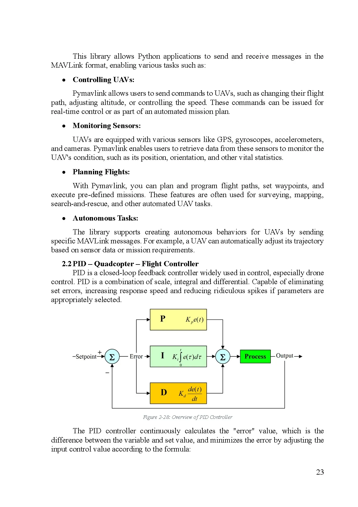 Đồ án tốt nghiệp - Research and construction of a drone for forest fire detection using image P - Trang 33