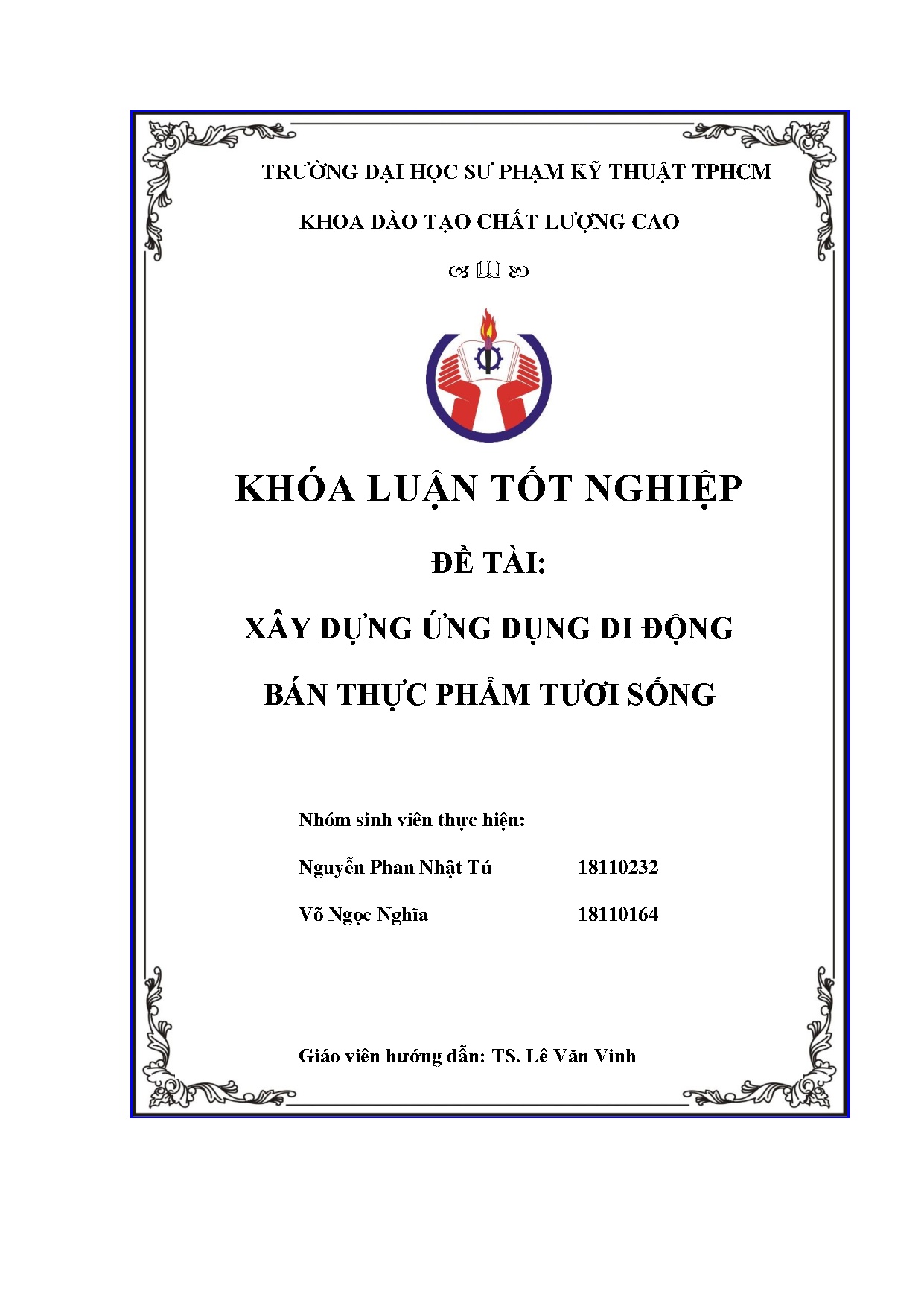 Đồ án tốt nghiệp - Xây dựng ứng dụng di động bán thực phẩm tươi sống