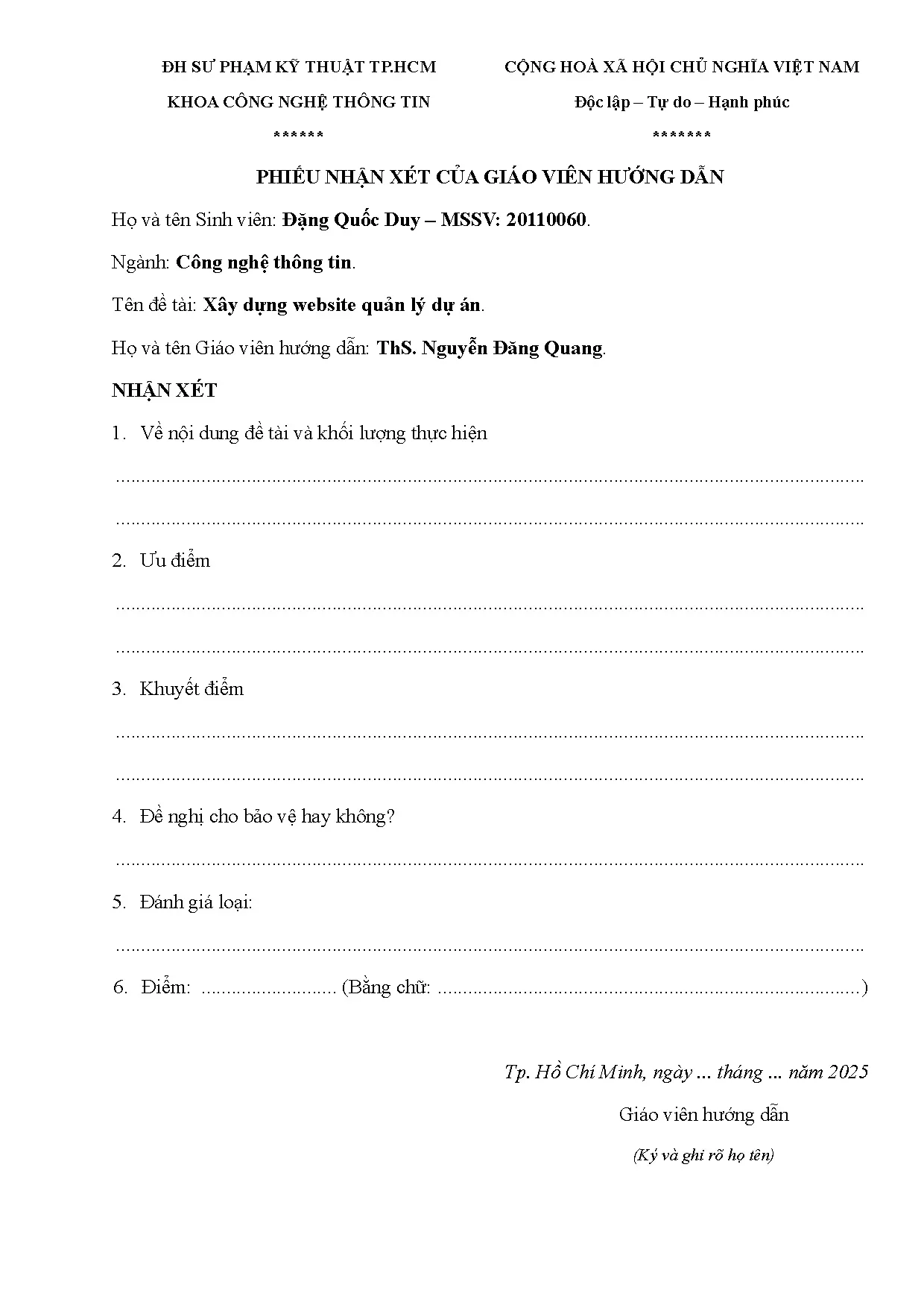 Đồ án tốt nghiệp - Xây dựng website quản lý dự án. - Trang 3