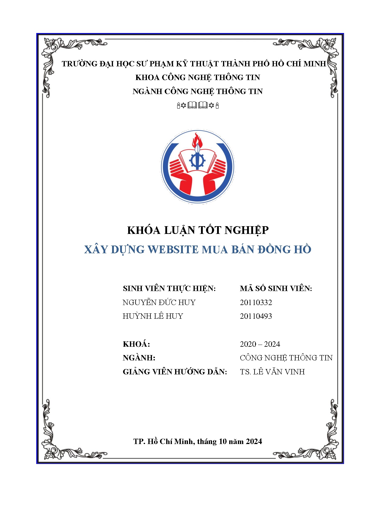 Đồ án tốt nghiệp - Xây dựng Website mua bán đồng hồ