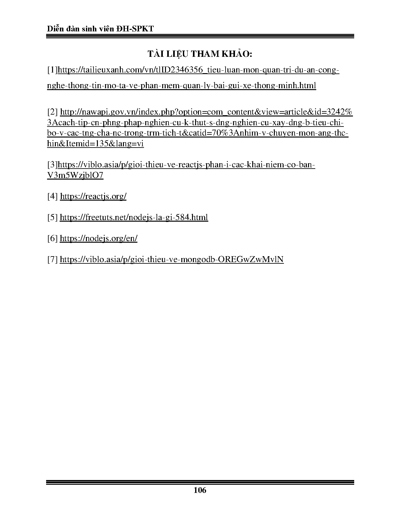 Ảnh một số trang tài liệu