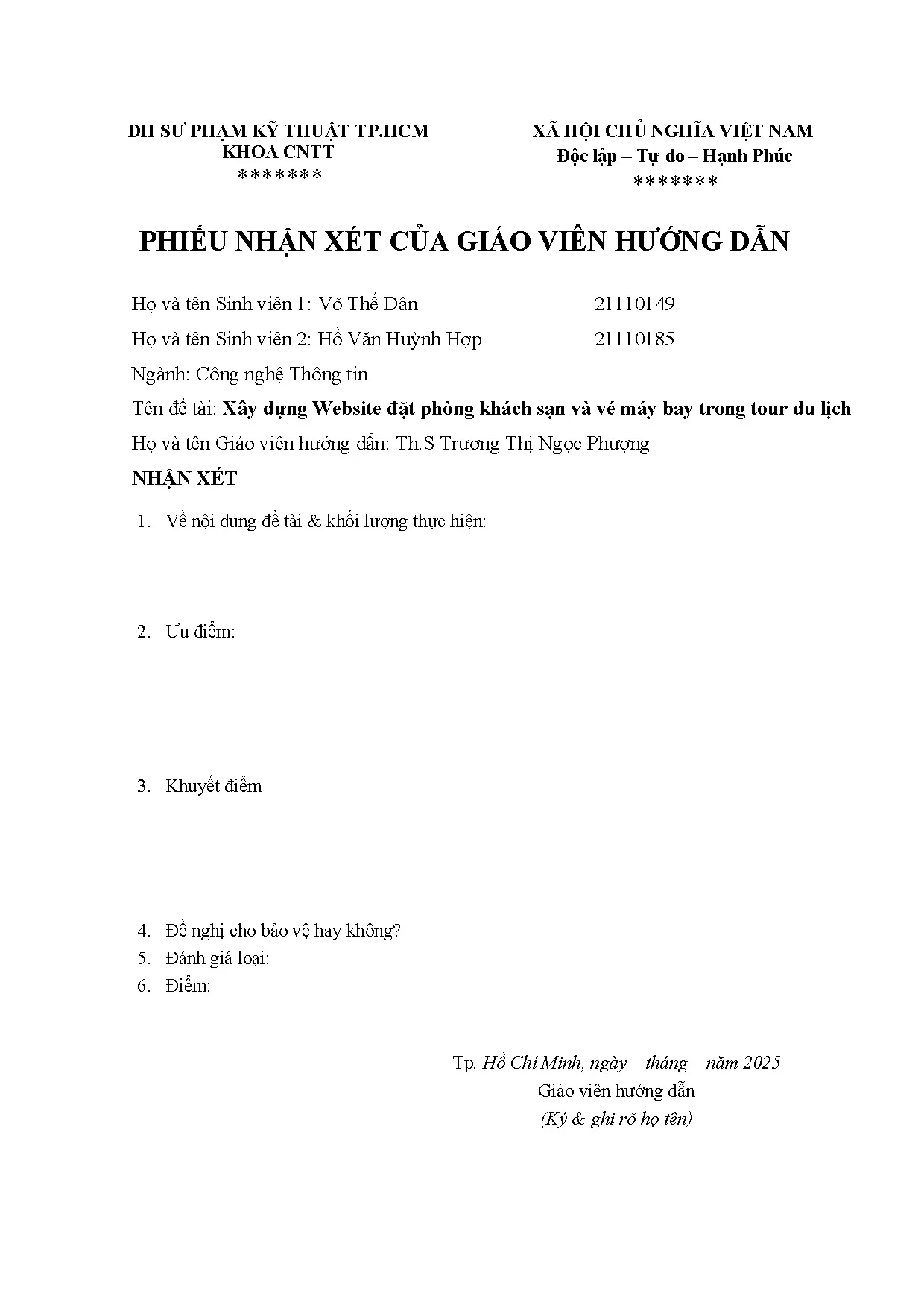 Đồ án tốt nghiệp - Xây dựng website đặt khách sạn và vé máy bay trong tour du lịch. - Trang 3