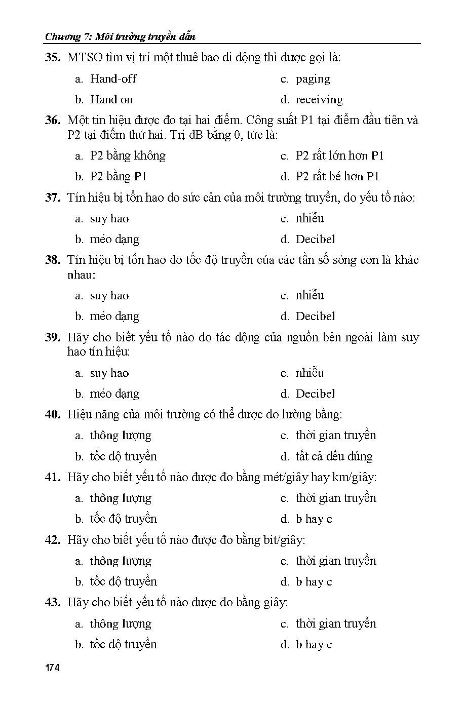 Giáo trình kỹ thuật truyền số liệu (HCMUTE) - Trang 177