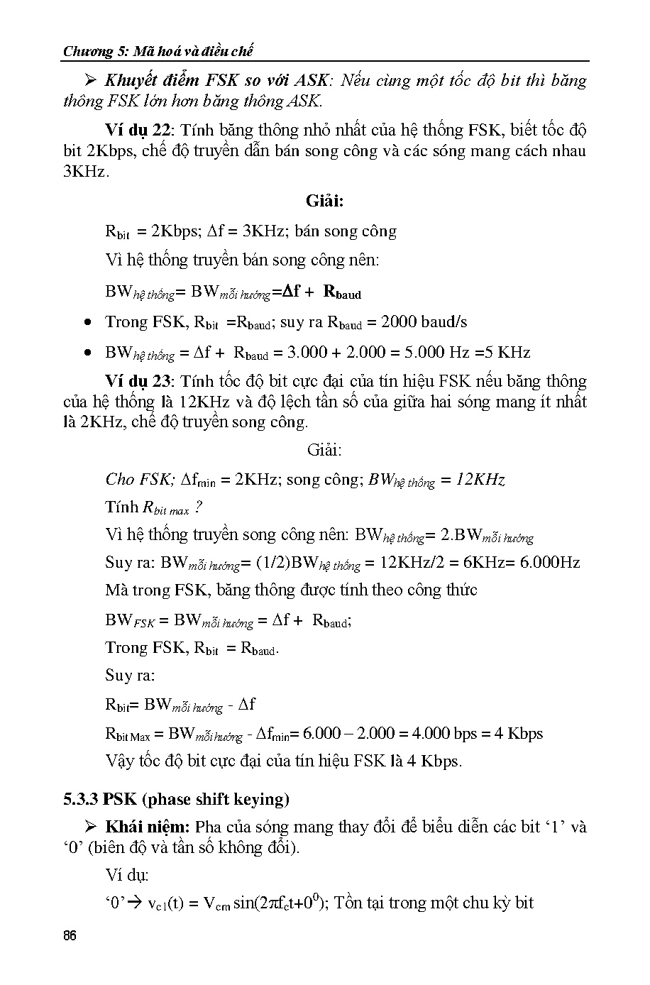 Giáo trình kỹ thuật truyền số liệu (HCMUTE) - Trang 88