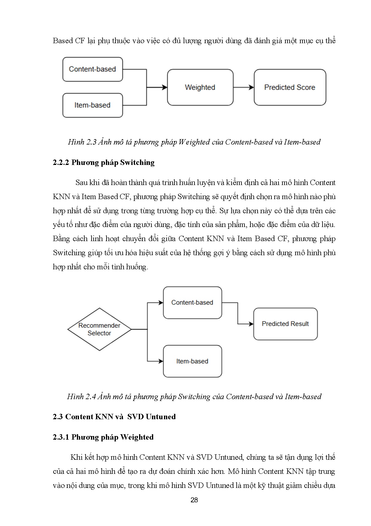 Đồ án tốt nghiệp - Xây dựng hệ thống gợi ý sử dụng phương pháp lai và tích hợp nền tảng Odoo - Trang 46