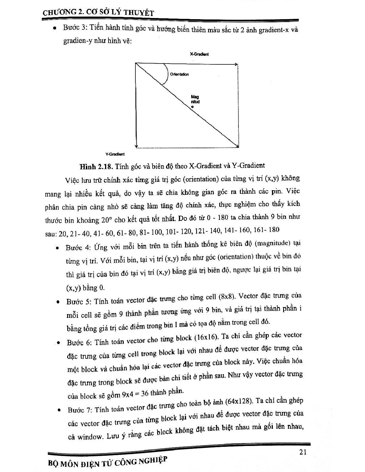 Đồ án tốt nghiệp - Ứng dụng xử lý ảnh trong điều khiển thiết bị bằng cử chỉ tay sử dụng KIT RP - Trang 33