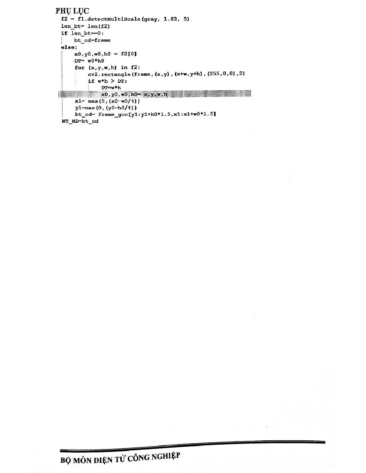 Đồ án tốt nghiệp - Ứng dụng xử lý ảnh trong điều khiển thiết bị bằng cử chỉ tay sử dụng KIT RP - Trang 67