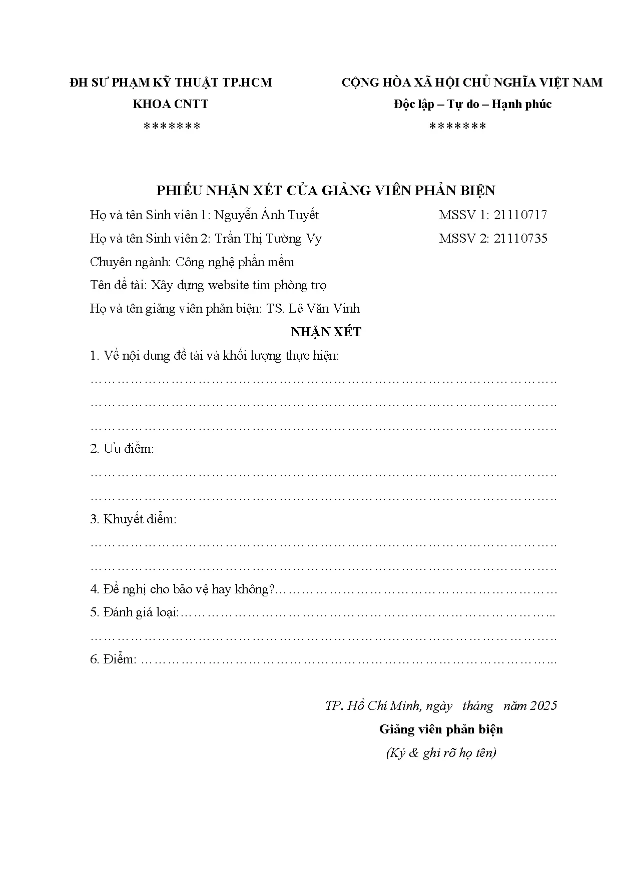 Đồ án tốt nghiệp - Xây dựng Website tìm phòng trọ - Trang 4