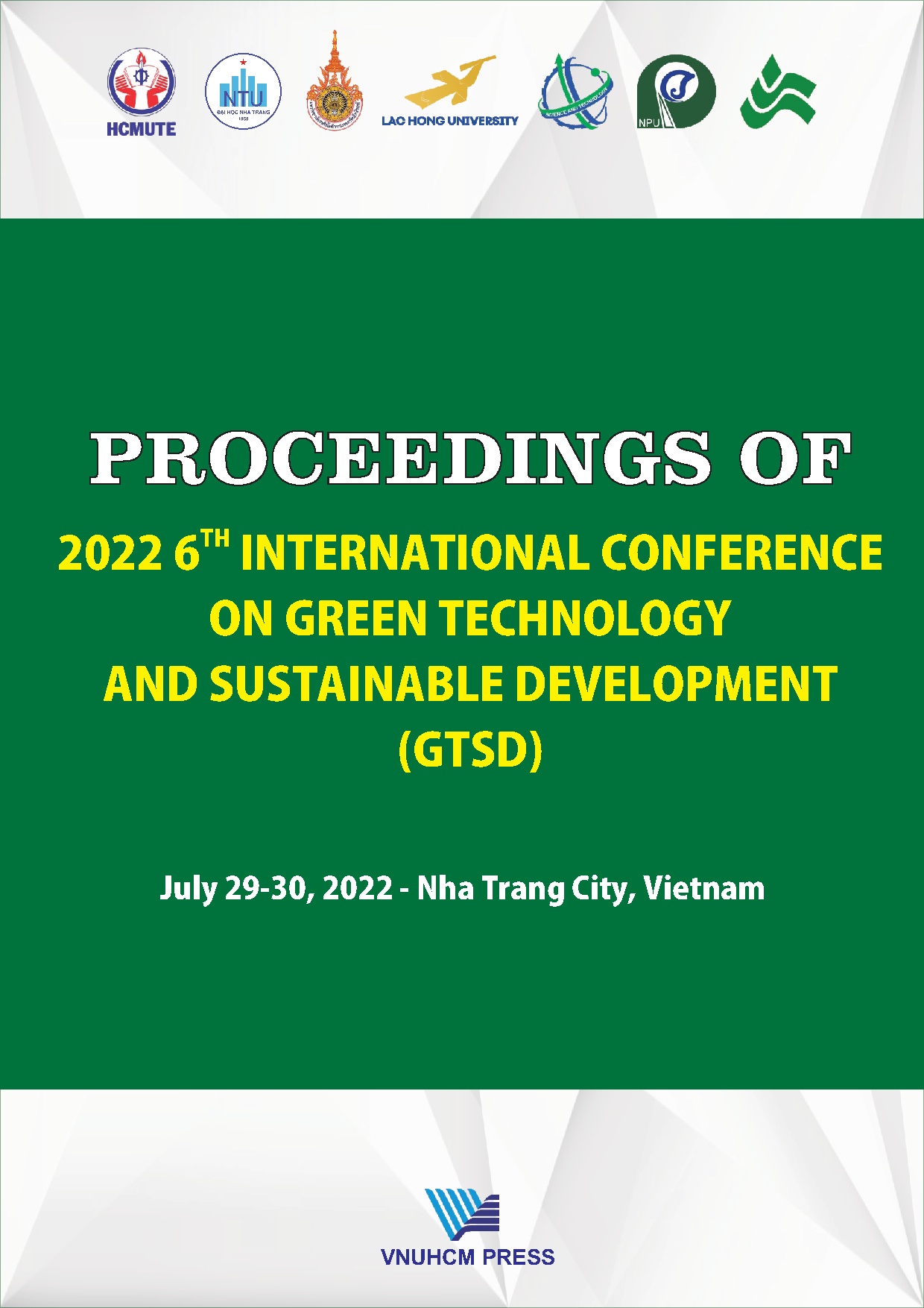 Proceedings of  2022 6th International Conference  on Green Technology and Sustainable Deve (HCMUTE)