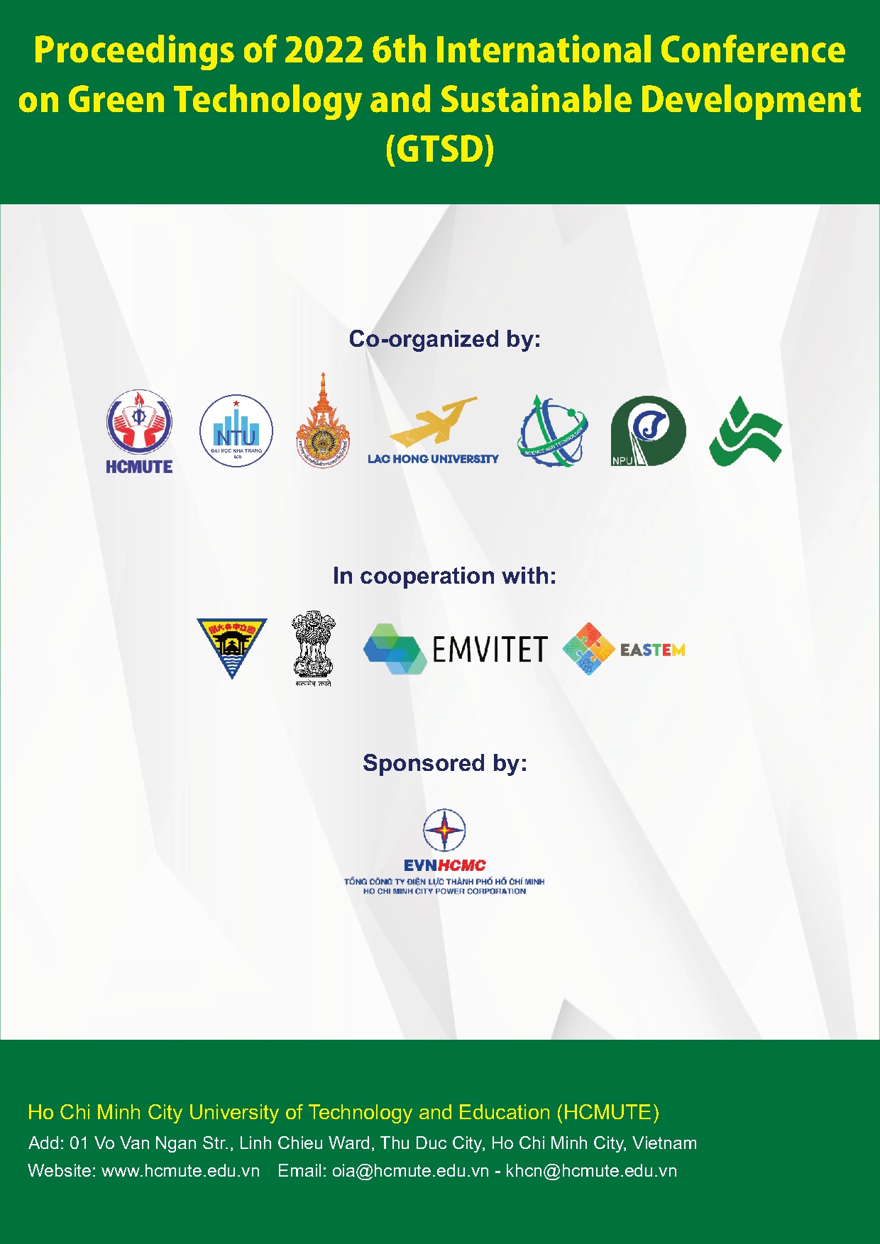 Proceedings of  2022 6th International Conference  on Green Technology and Sustainable Deve (HCMUTE) - Trang 509